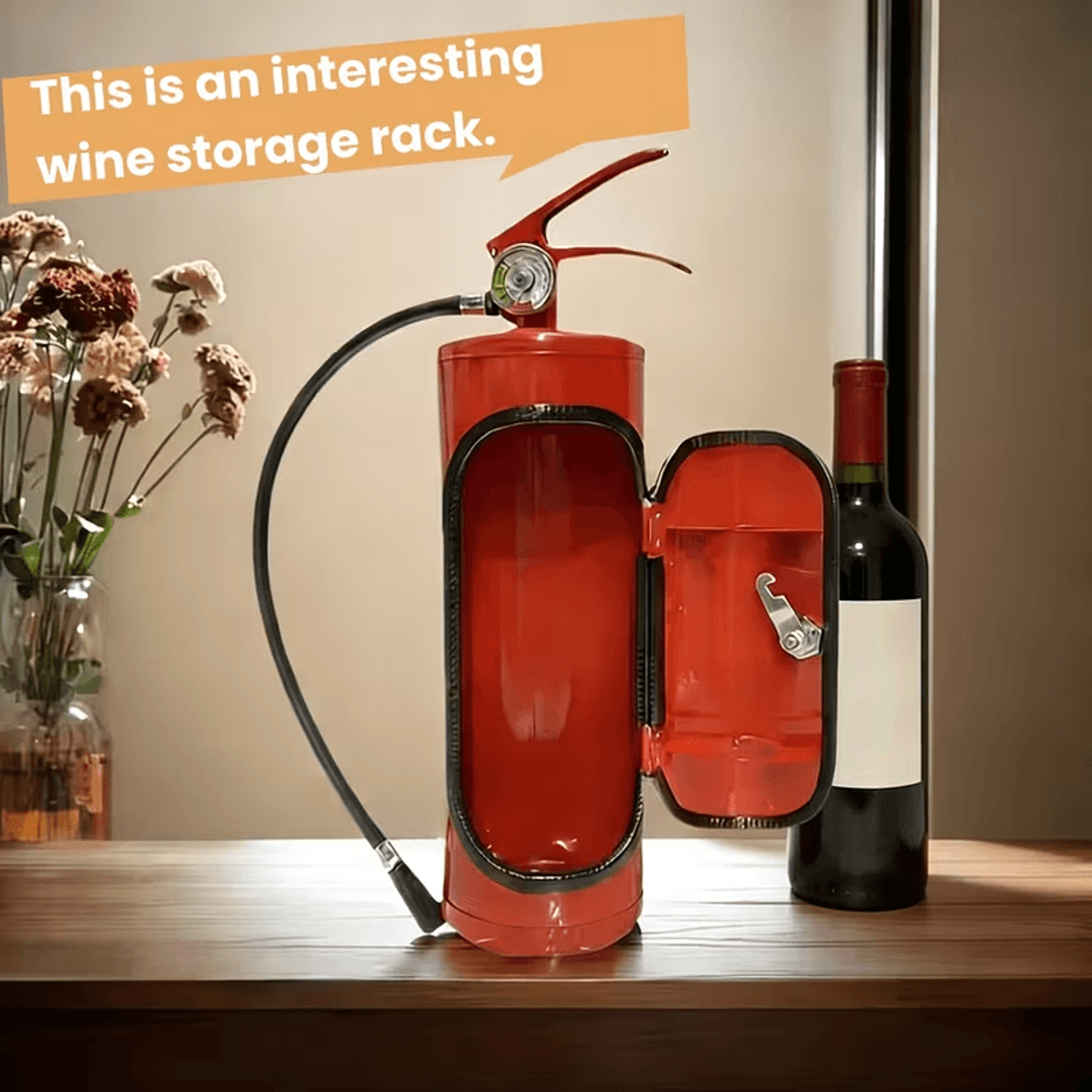 wine bar decoration for firehouse party
