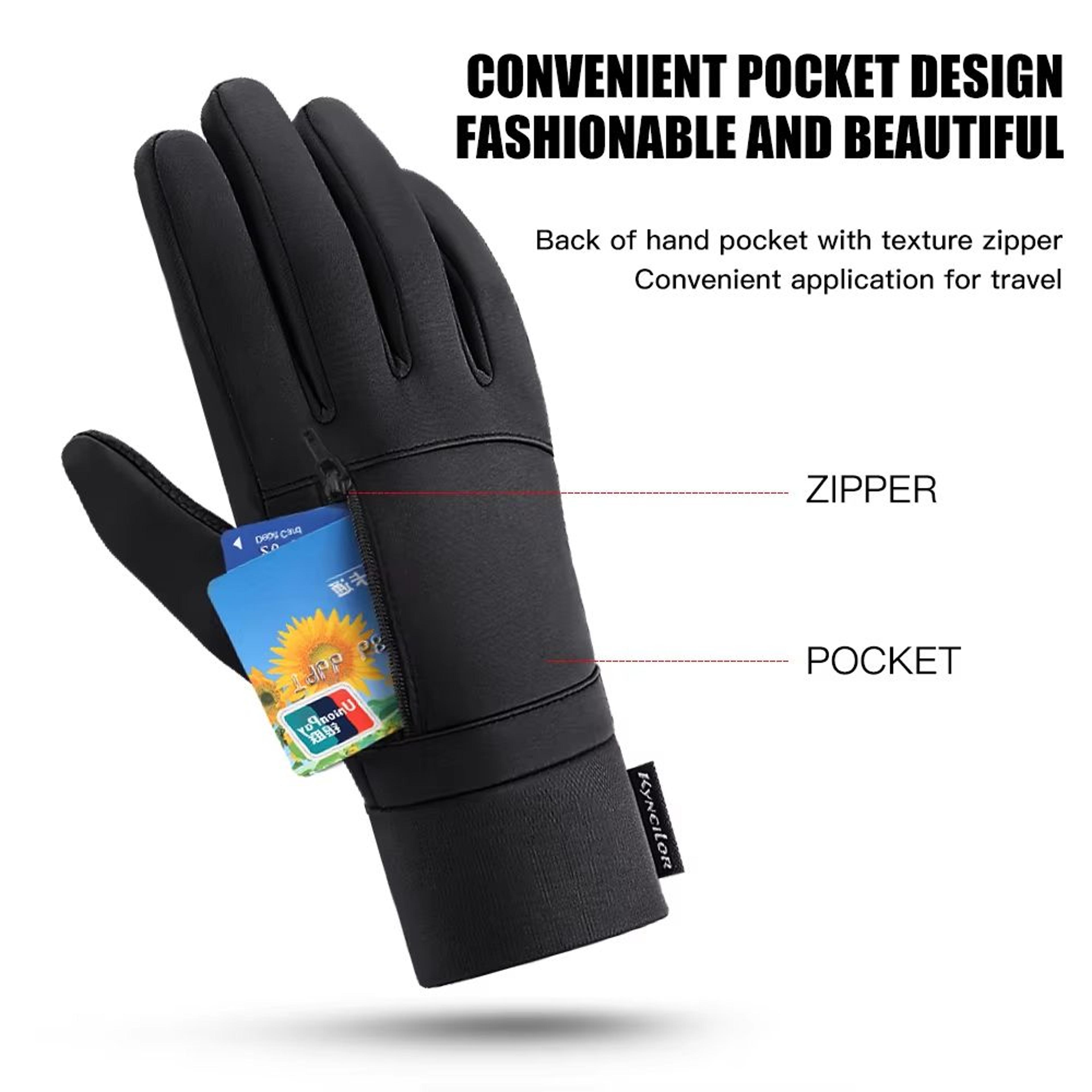 Winter Waterproof TouchScreen Cycling And Sports Gloves For Men And Women 4