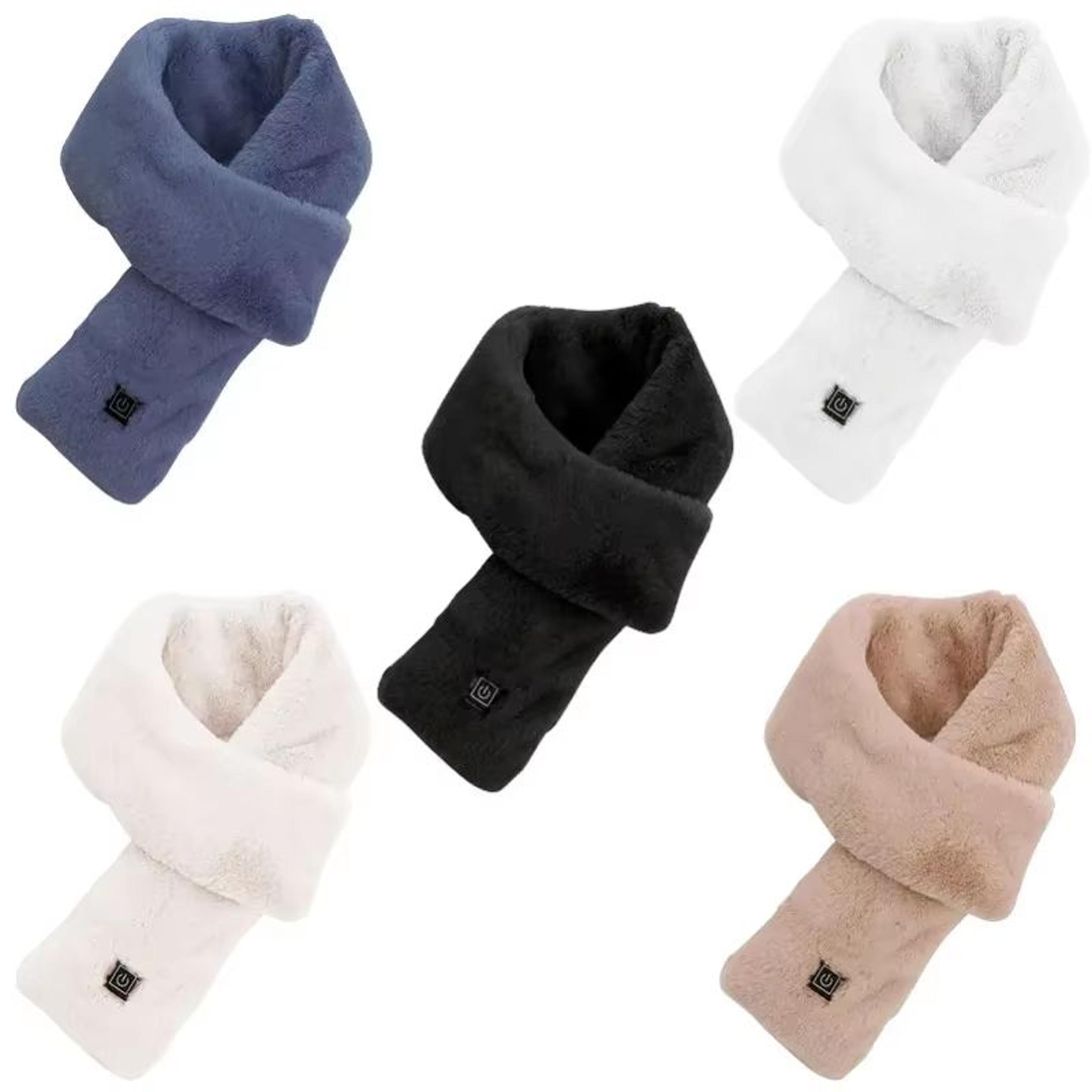USB Heated Winter Scarf With 3Gear Adjustable Temperature Control Neck Warmer For Men And Women 2