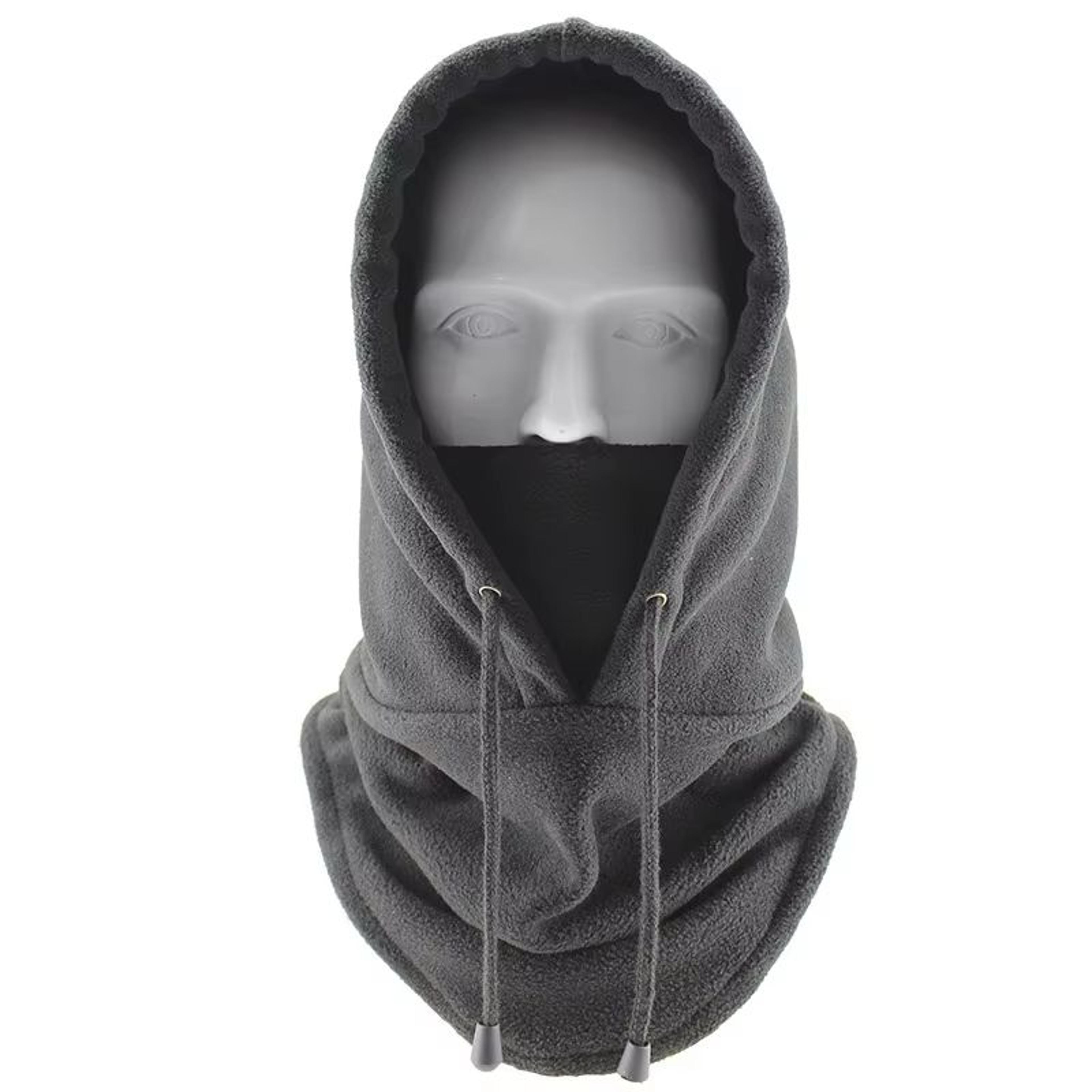 Unisex Winter Ski Hat With Fleece Lining And Thick Knitted Balaclava Neck Warmer 23