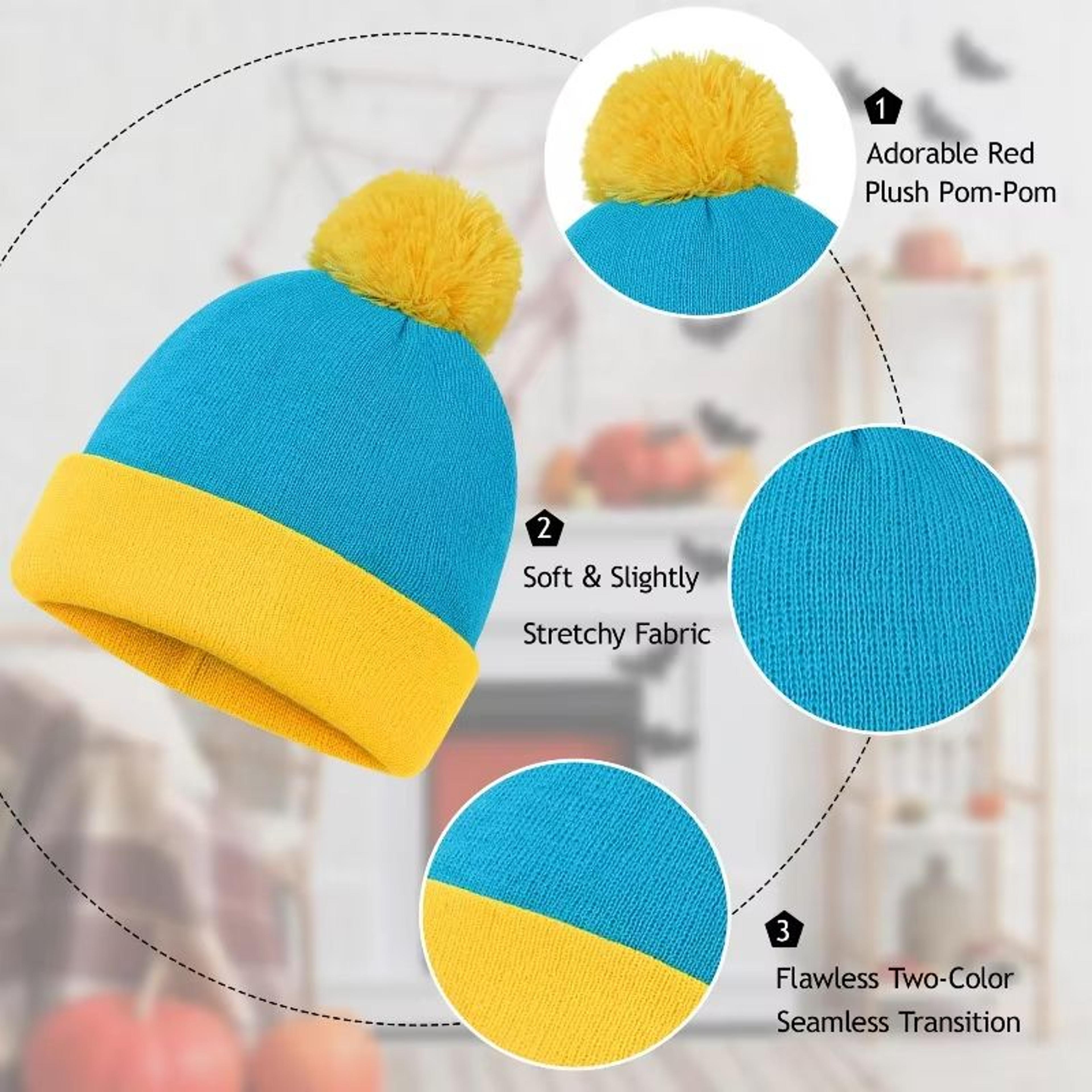 Cosplay Beanie Hat And Gloves Set For Winter And Holiday Costumes 5