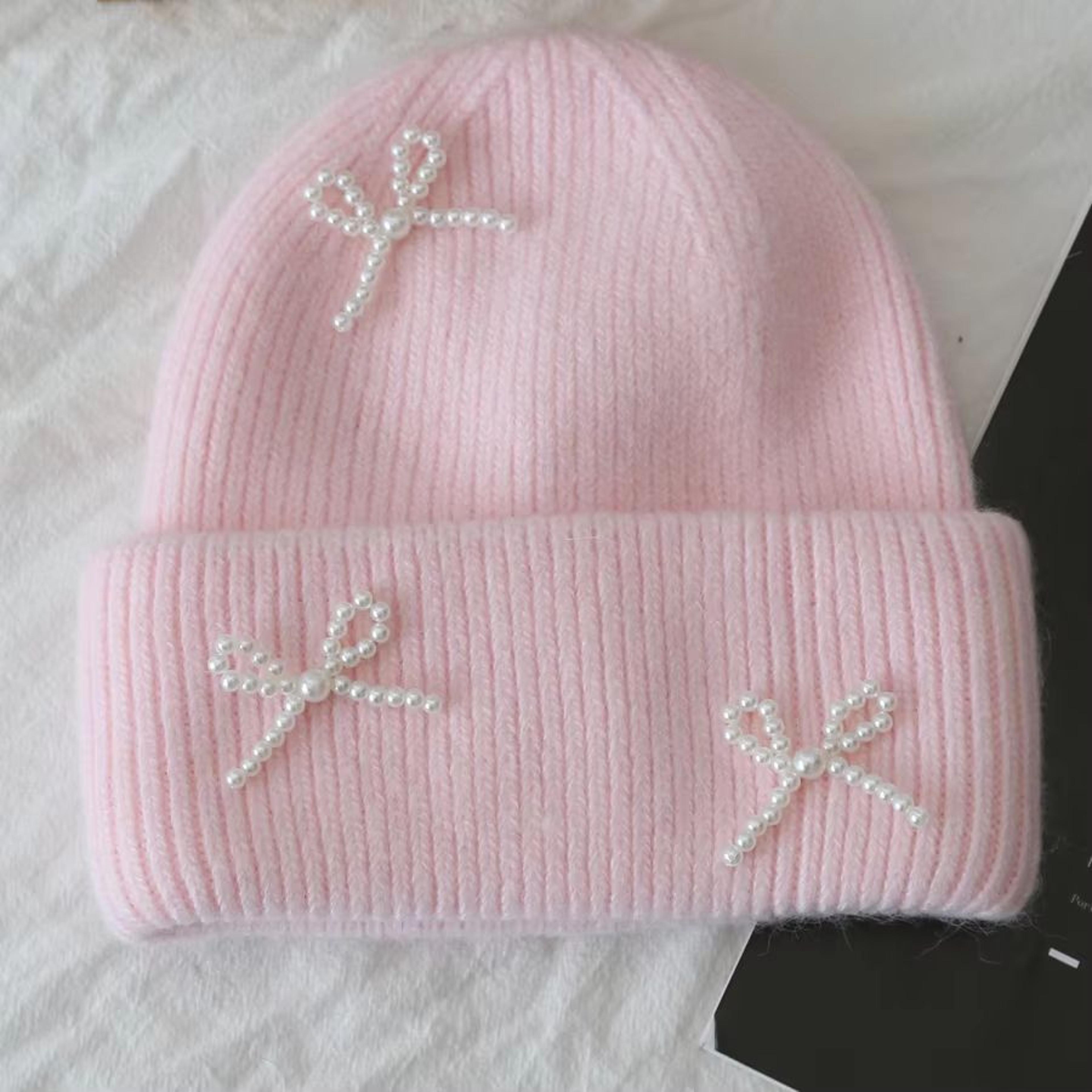 Womens Winter Windproof Layered Knitted Beanie Hat 16