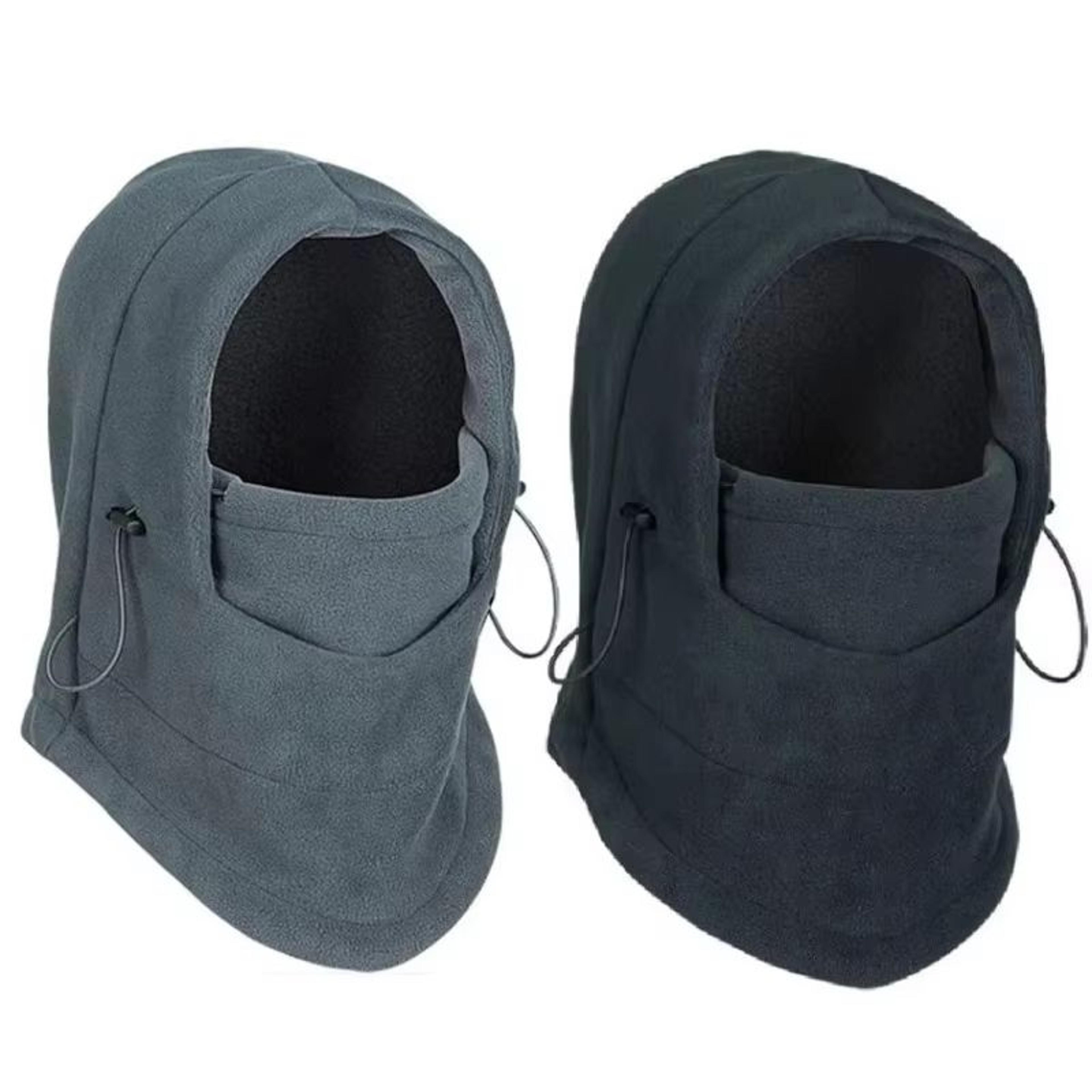 Unisex Winter Thermal Fleece Balaclava Hat And Neck Warmer 0