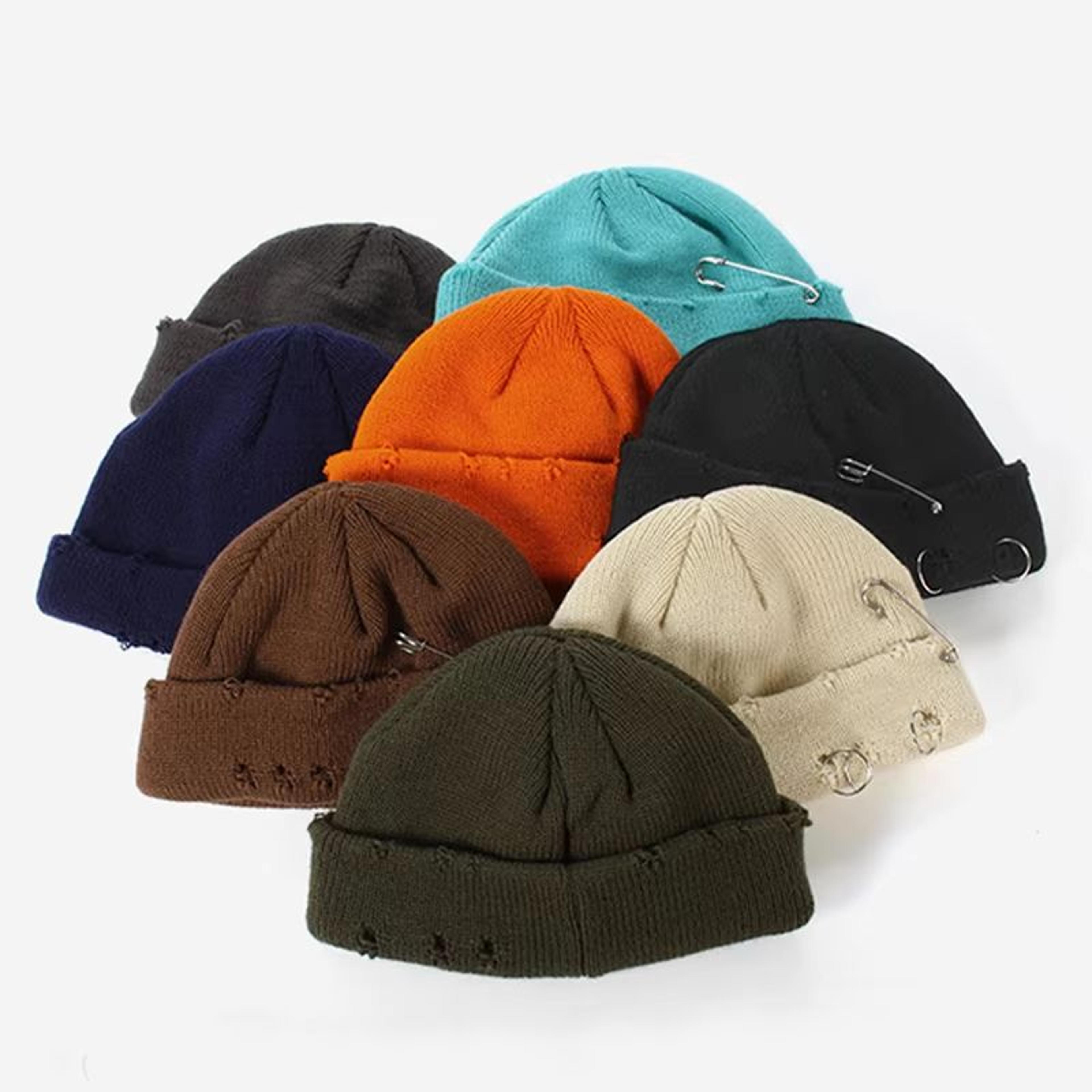 1pc Winter Harajuku Y2k Style Knitted Beanies Hats For Womenoutdoor Fashion Warm Thick Flanging Met 3
