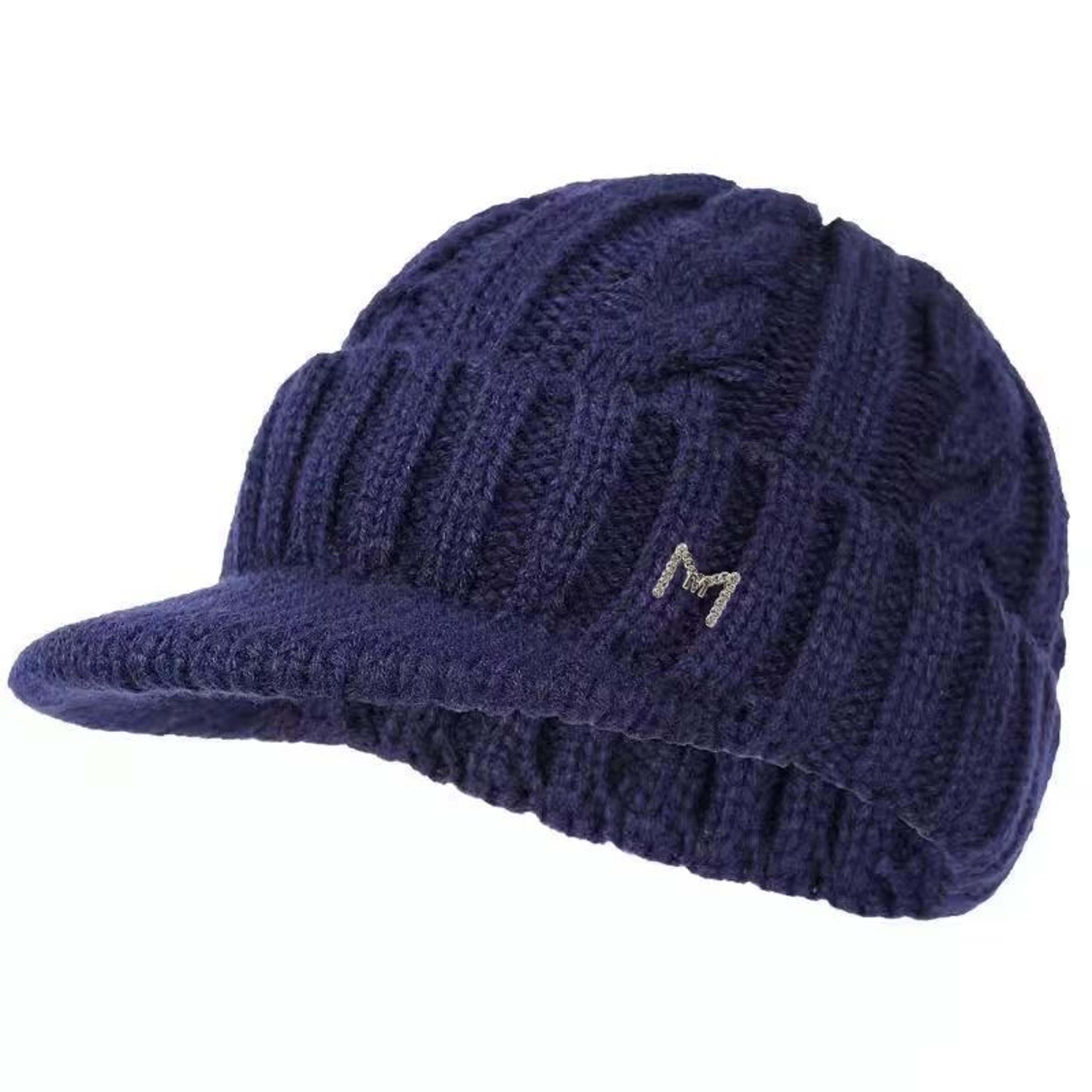 Unisex Winter Fleece Beanie With Brim For Outdoor Sports 5