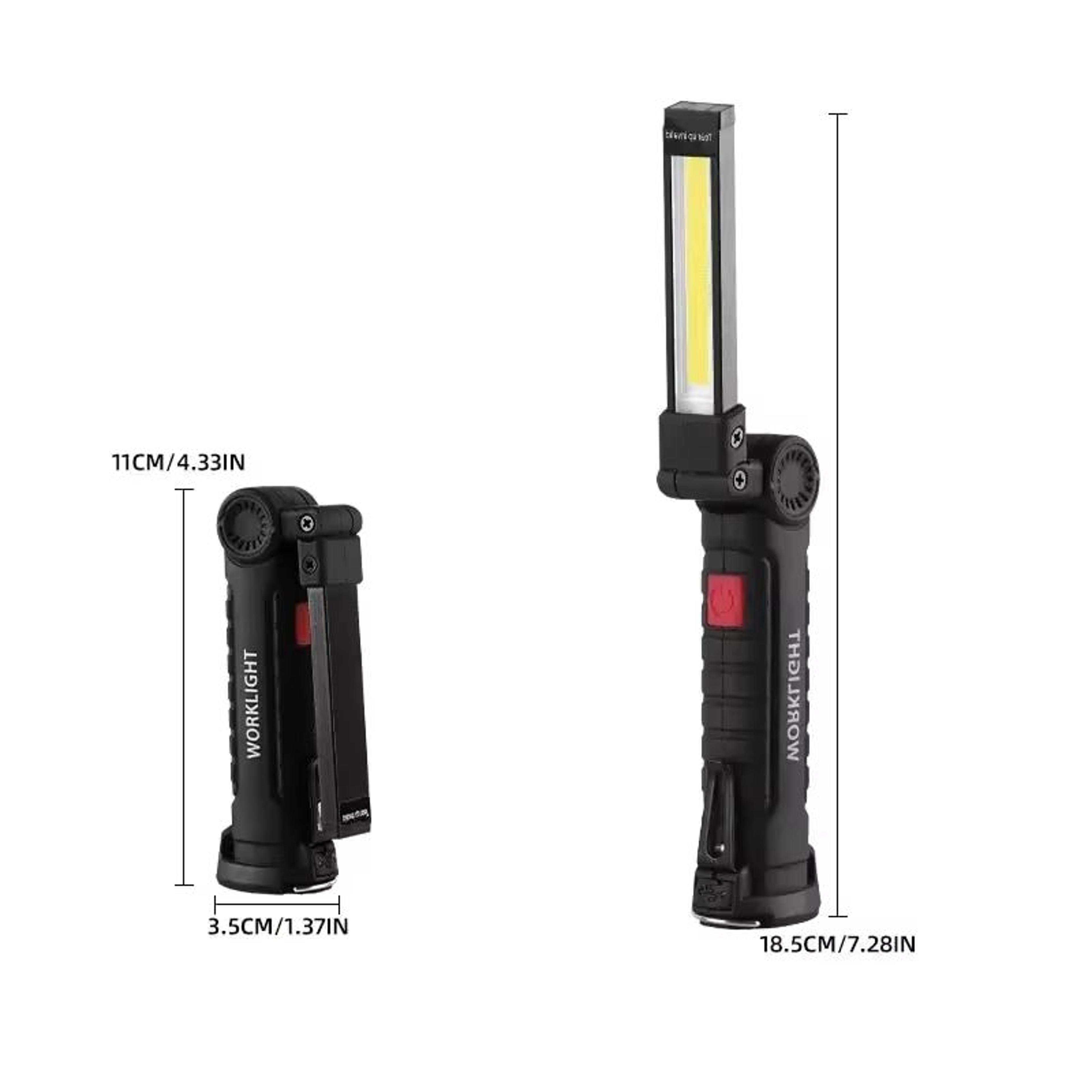 USB Rechargeable Waterproof Camping LED Work Light With Magnet And Hook 1