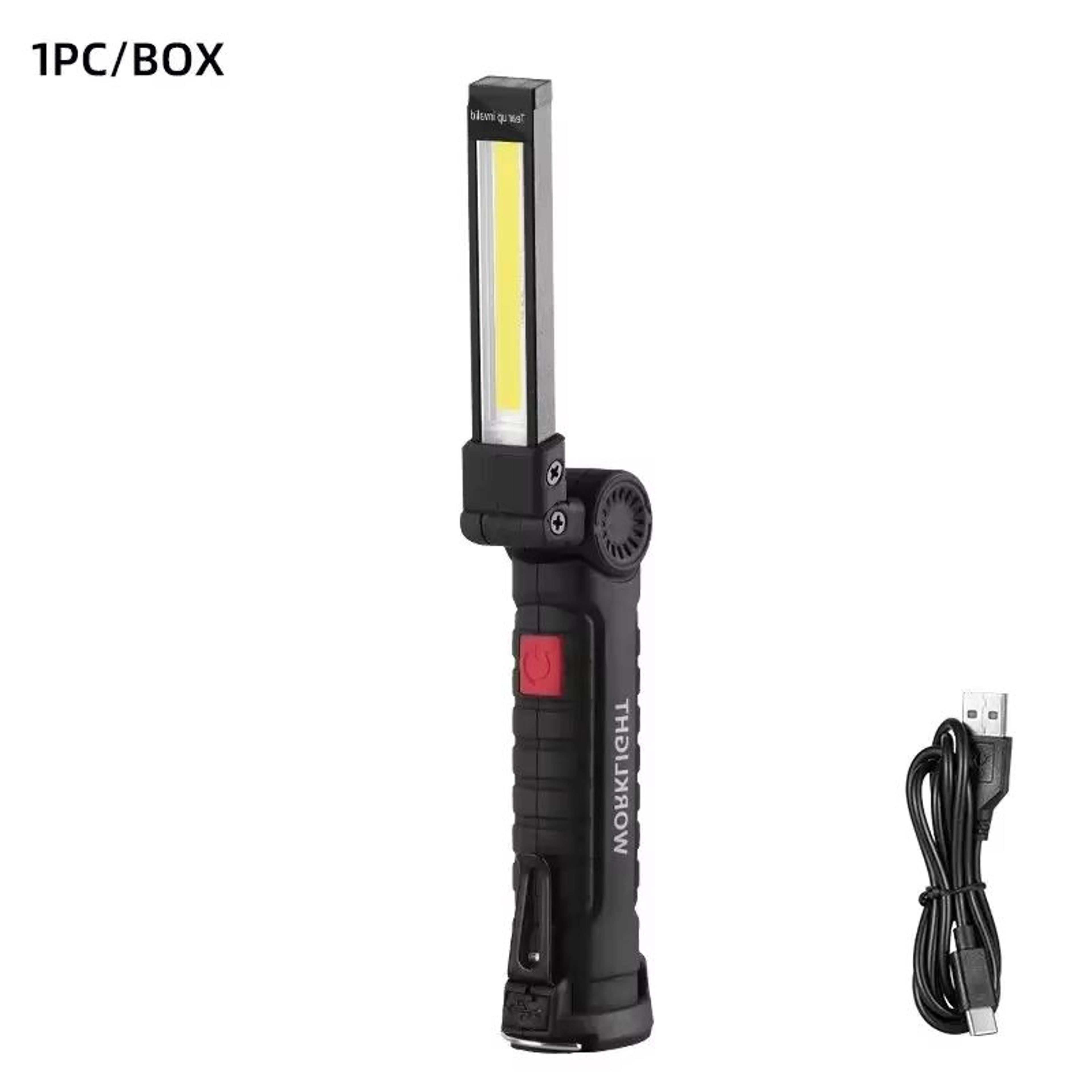 USB Rechargeable Waterproof Camping LED Work Light With Magnet And Hook 6