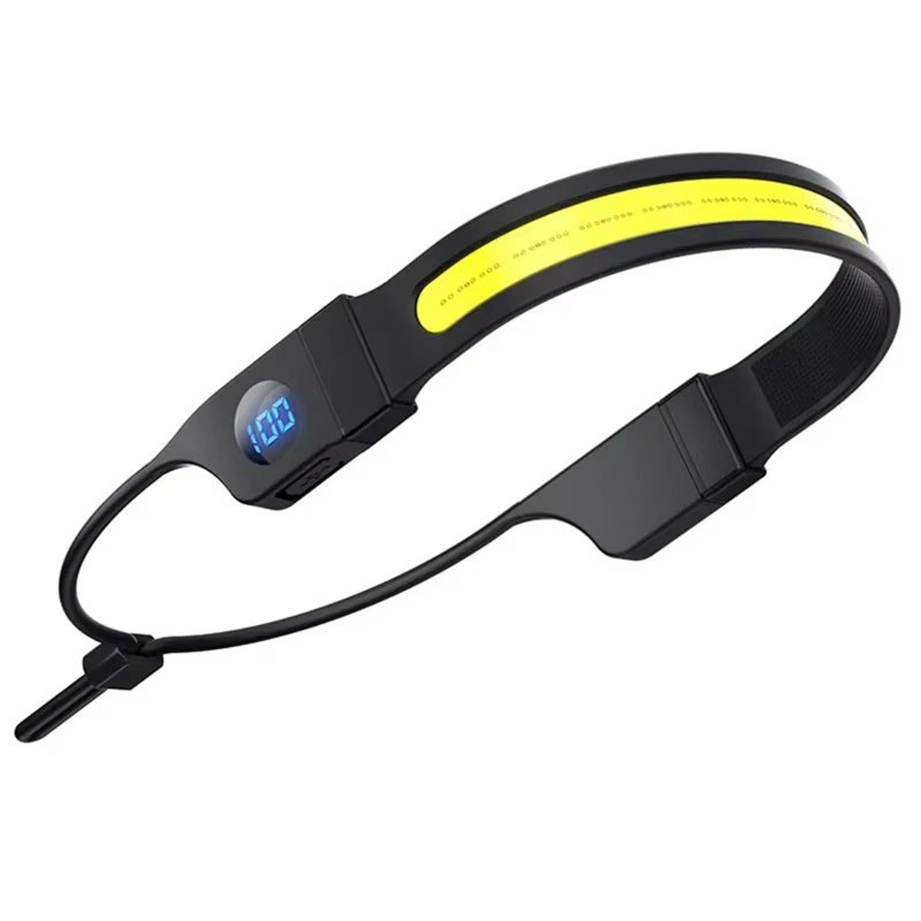 USB Rechargeable Digital Display LED Headlamp With COB Light 6