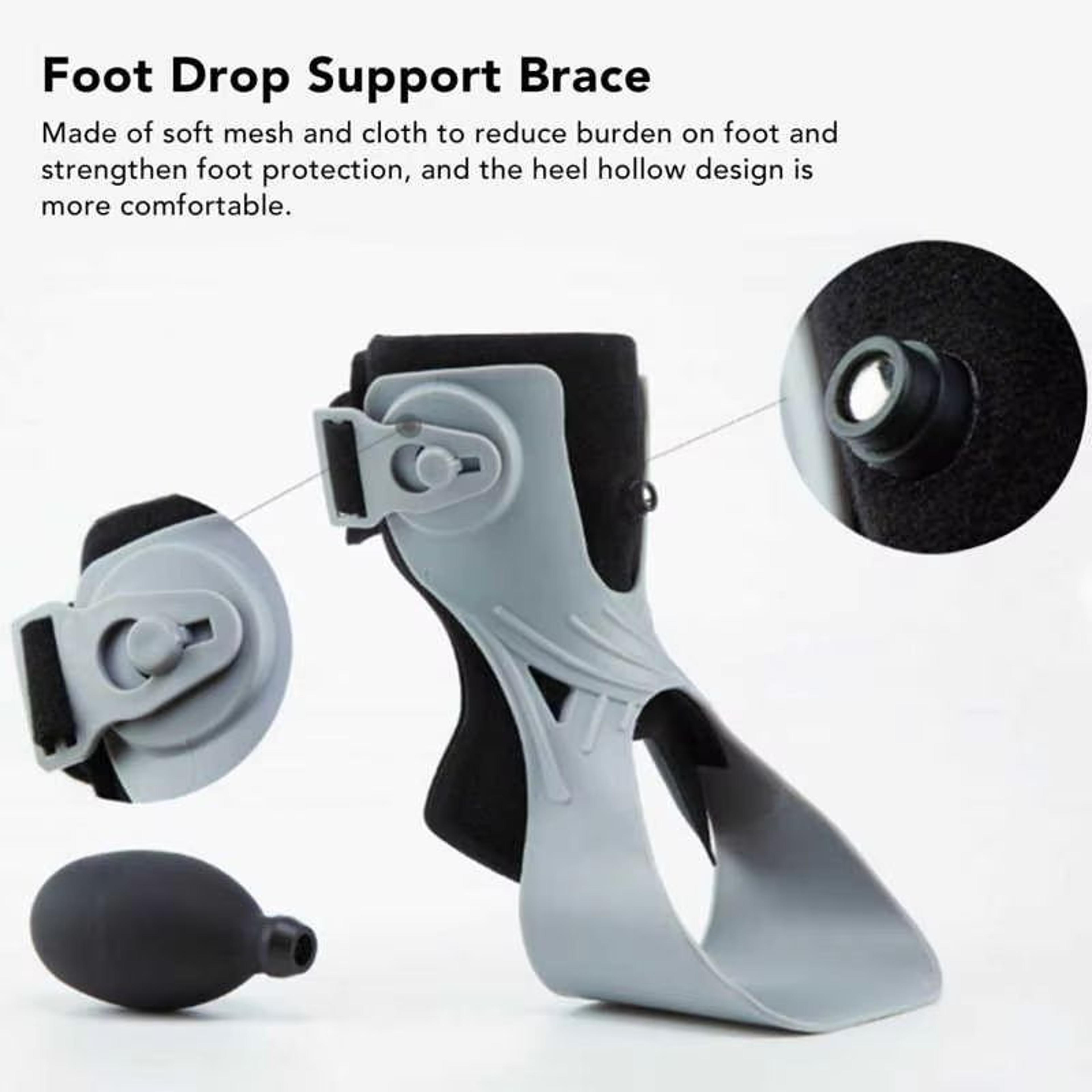 Adjustable Foot Drop Brace Ankle Support Orthosis  Soft Posture Correcting AFO For Hemiplegia And W 2