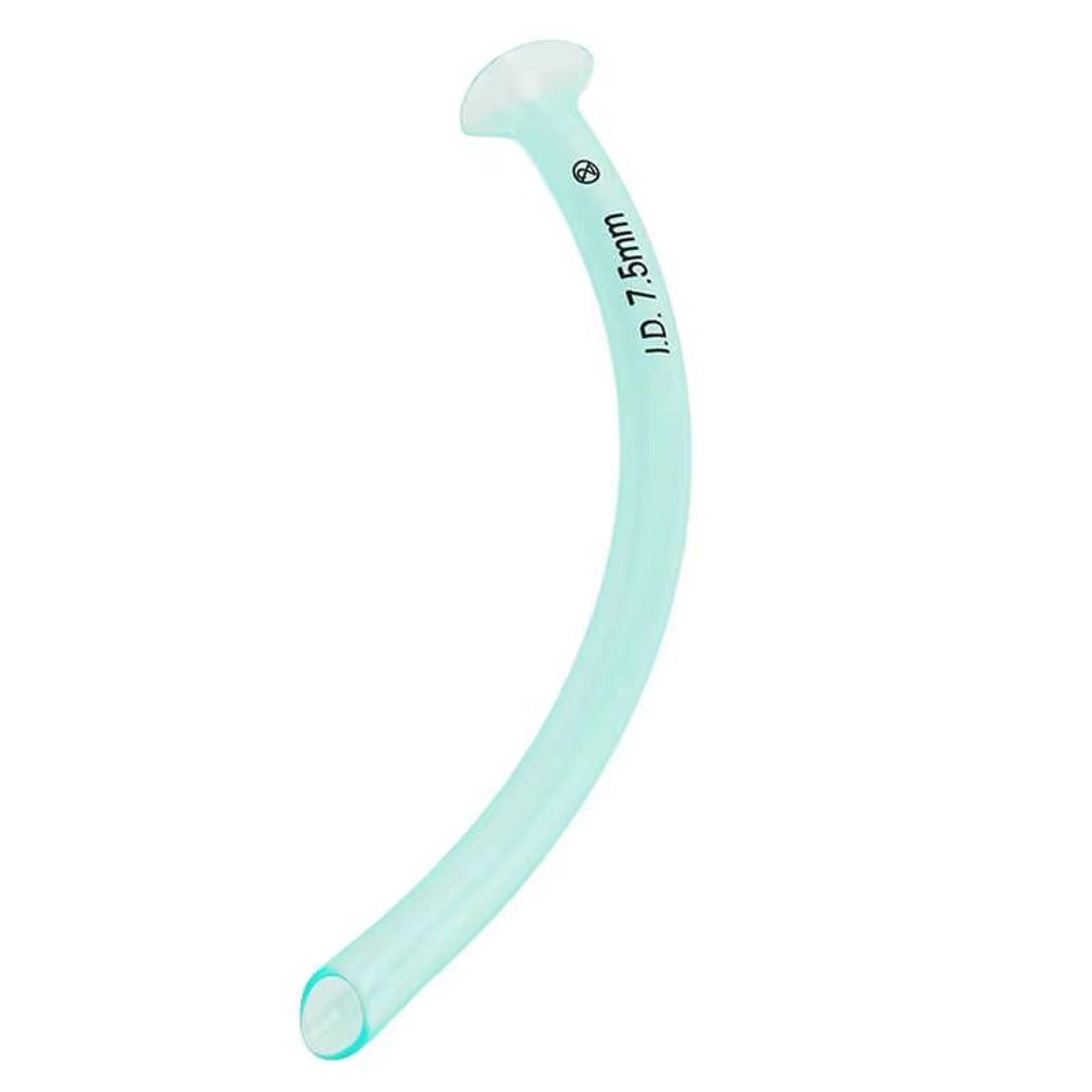 Disposable Transparent Nasopharyngeal Airway Tube  Emergency Airway Support Green OralNasal Tube 4