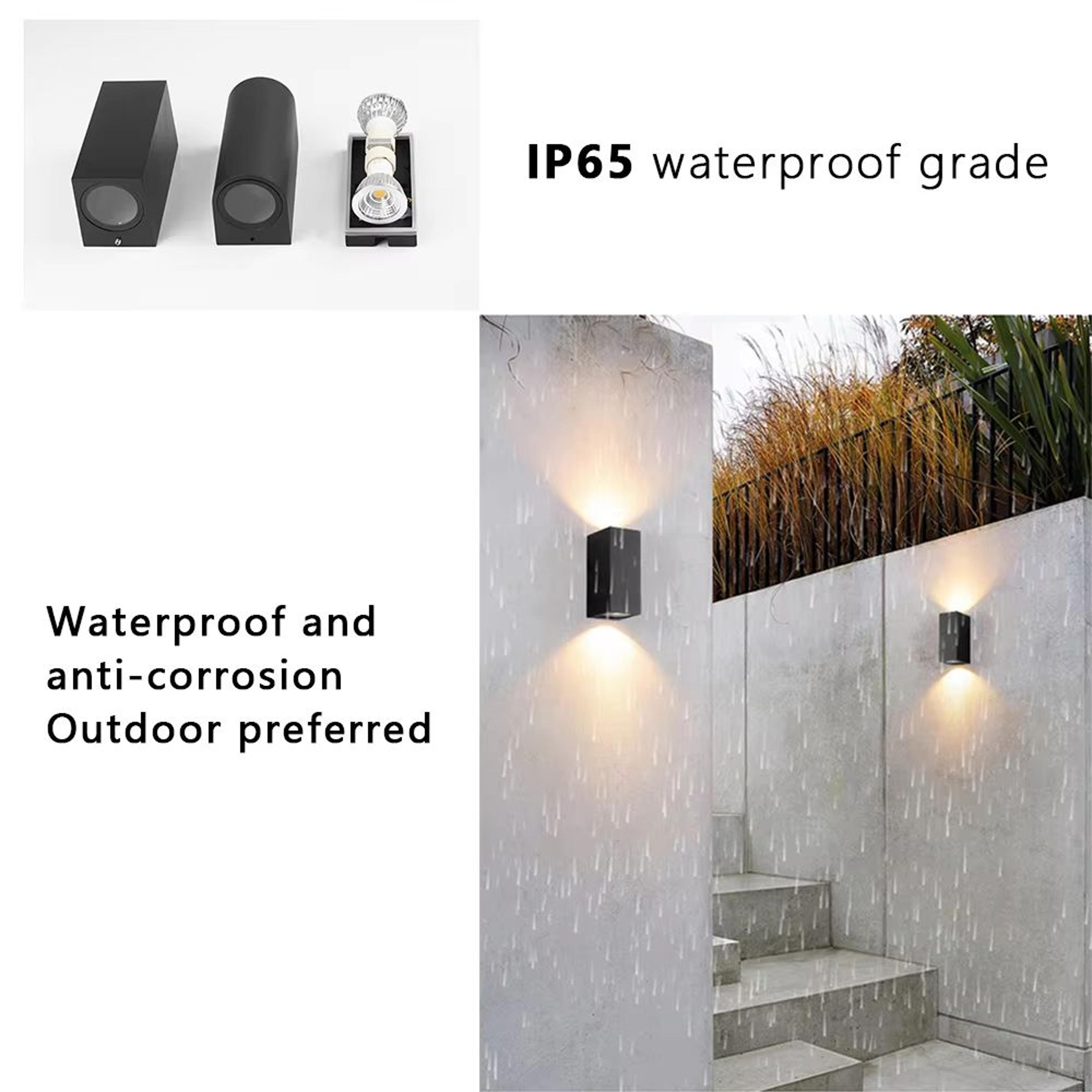 SANDIY Outdoor LED Garden Wall Lamp Up Down Light For Exterior Patio Porch Garage Gate Balcony Step 4