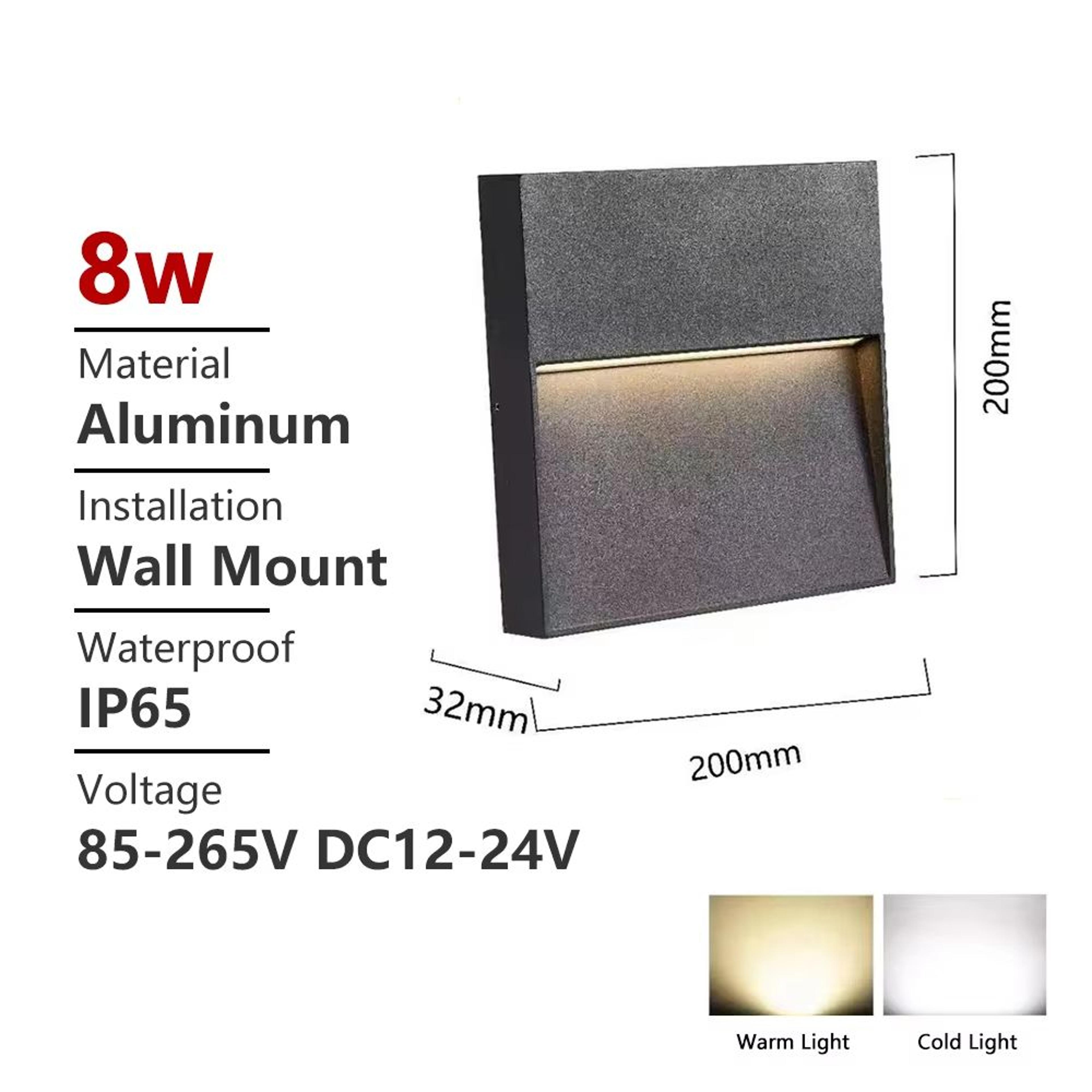 SANDIY Outdoor Waterproof LED Stair Light Wall Lamp  Surface Mounted Terrace Porch Exterior Lightin 10