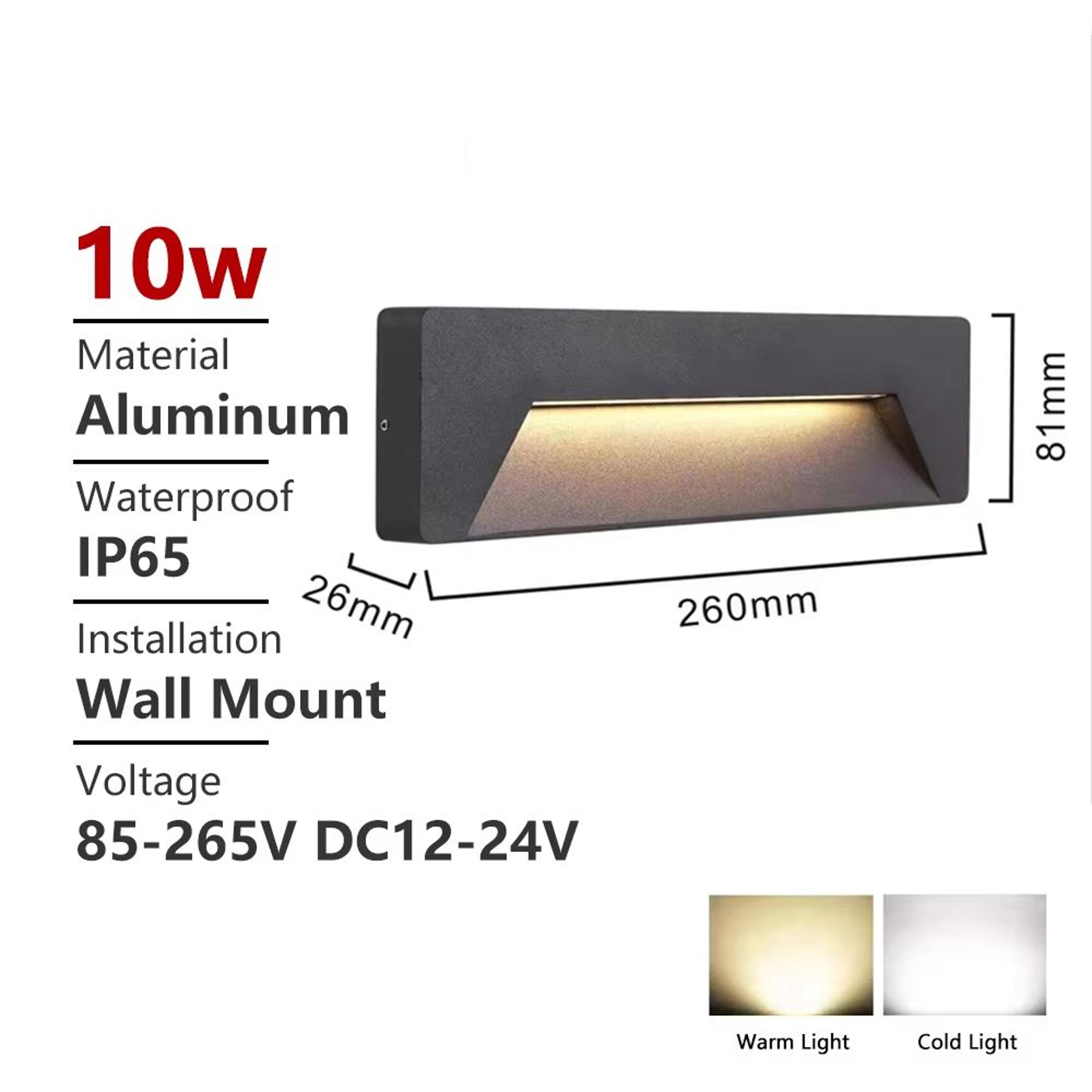 SANDIY Outdoor Waterproof LED Stair Light Wall Lamp  Surface Mounted Terrace Porch Exterior Lightin 14