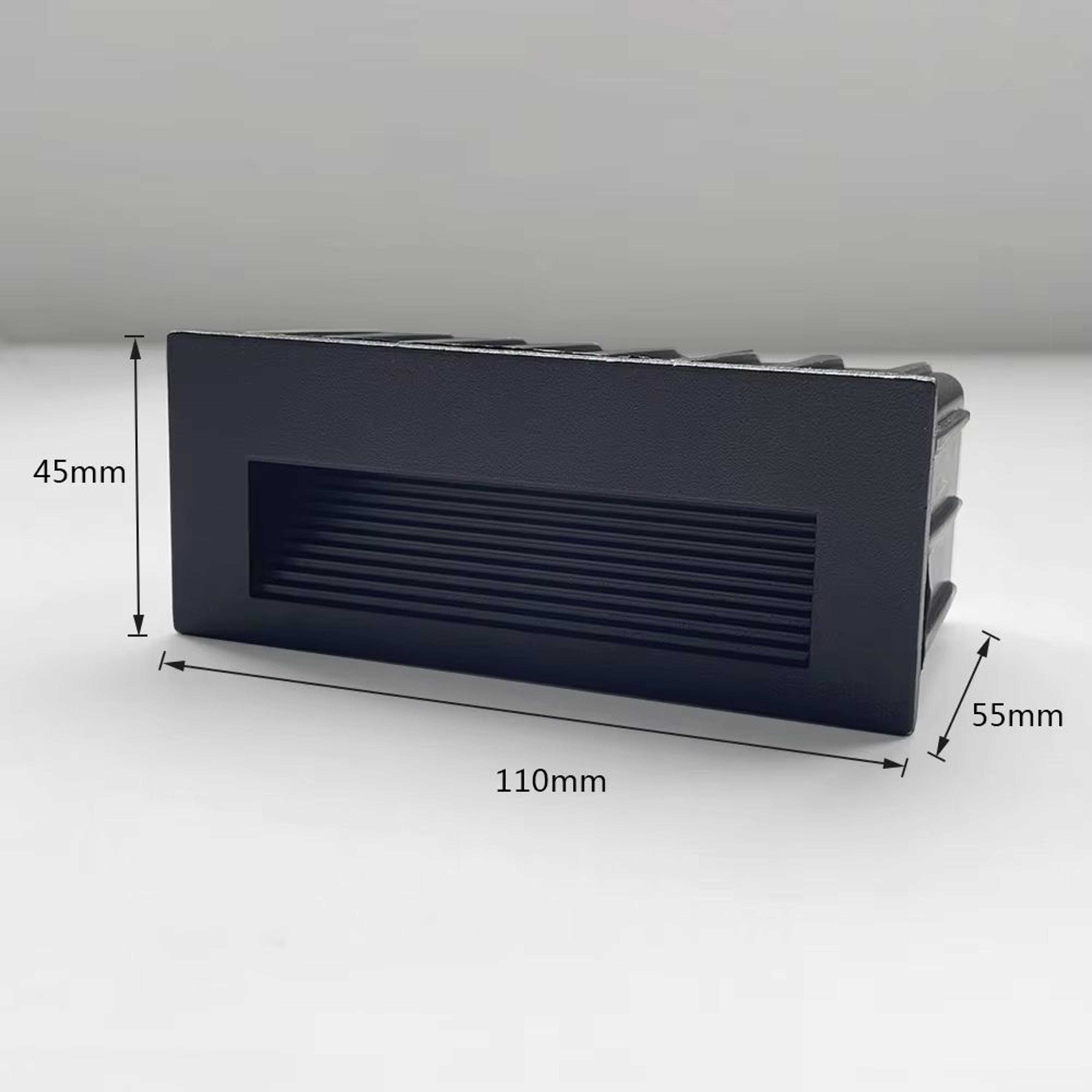 SANDIY Waterproof LED Stair And Step Light Outdoor Wall Sconce  Embedded Nightlight For House Yard  7