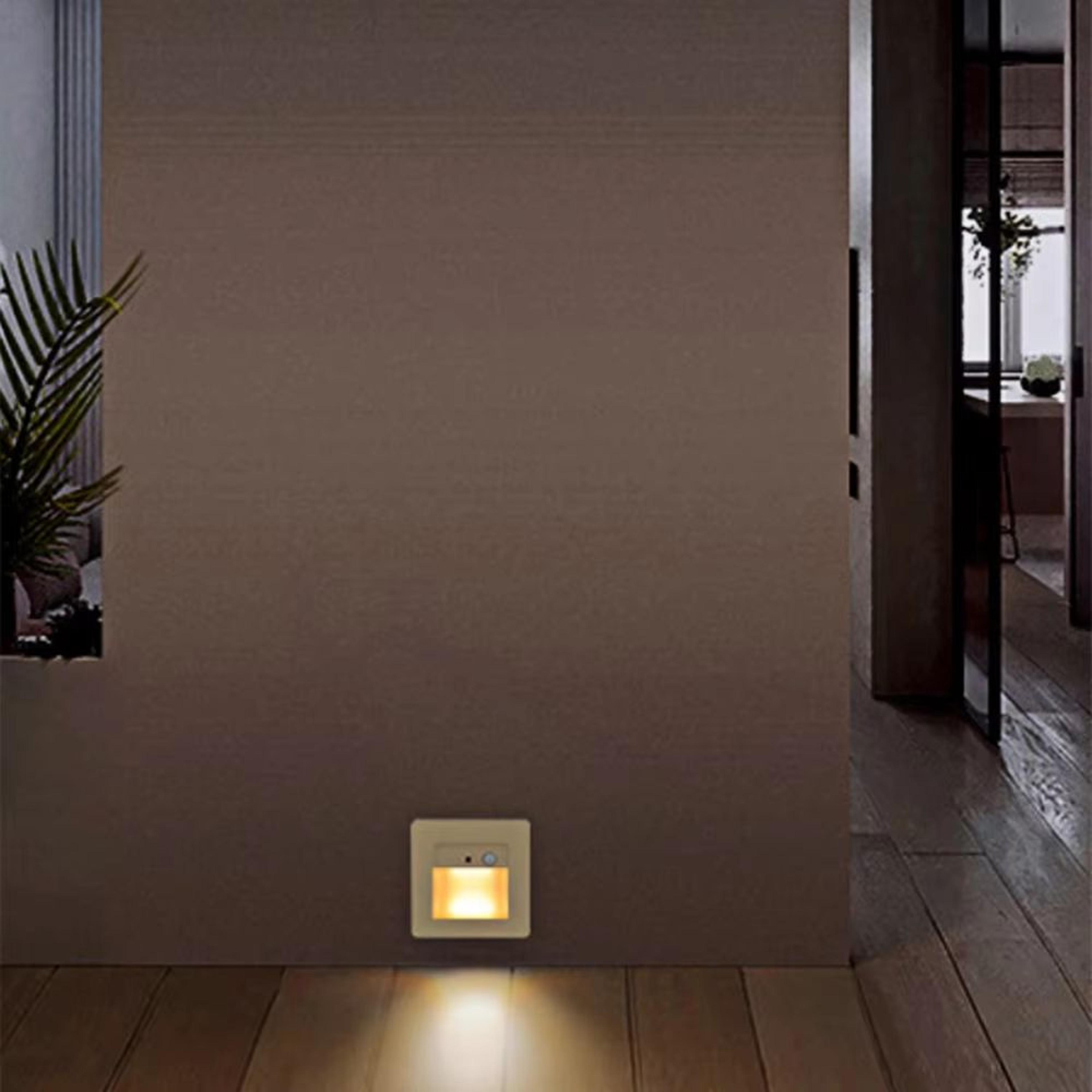 SANDIY Wall Lamp Sensor Stairs LED Light  Recessed Intelligent Nightlight Sconce For Foyer Ladder C 5