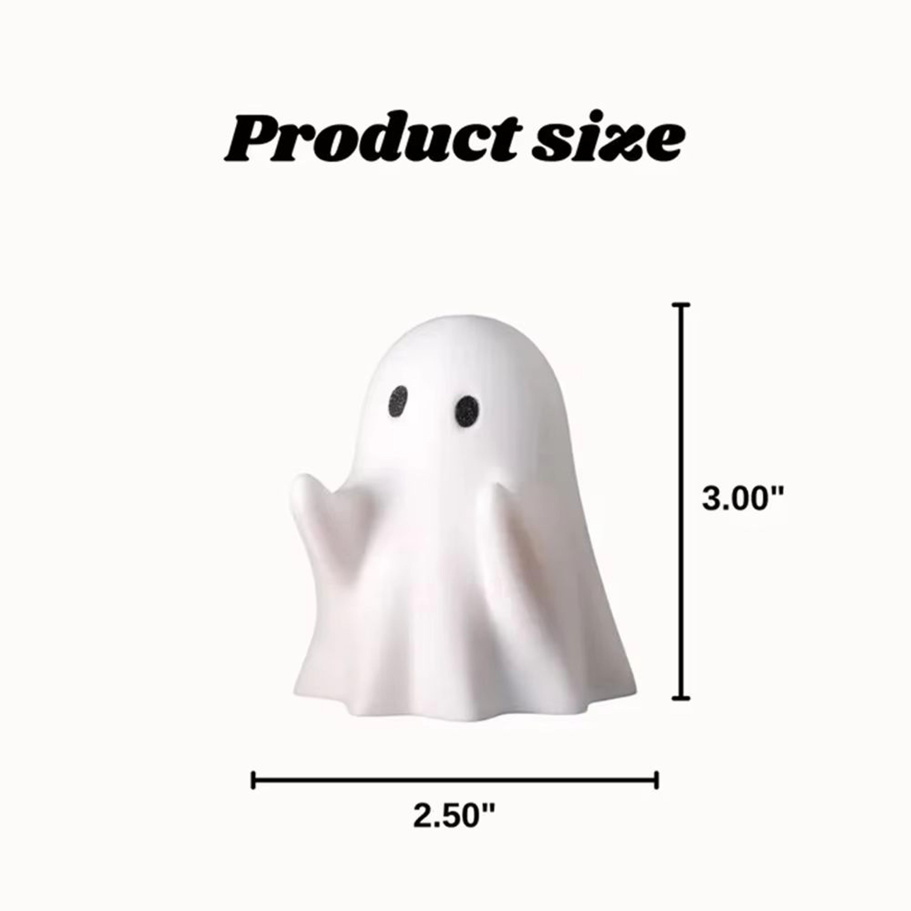 Ghost Pen Holder Resin Desktop Organizer  Cute Office And Home Stationery Stand For Halloween Decor 6