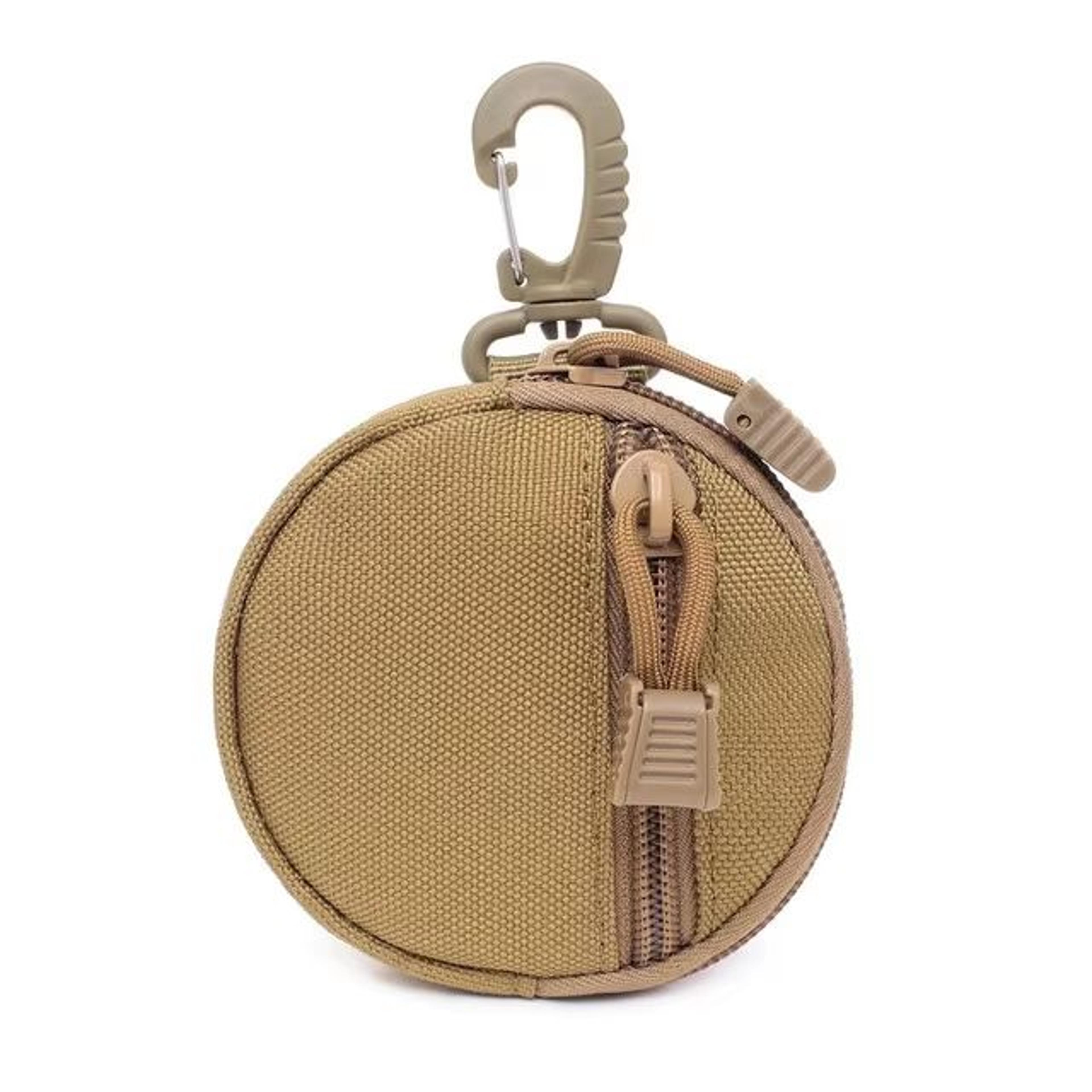 Tactical EDC Pouch Key Wallet Holder  Compact Zippered Keychain Pouch For Men Coins Outdoor Camping 8