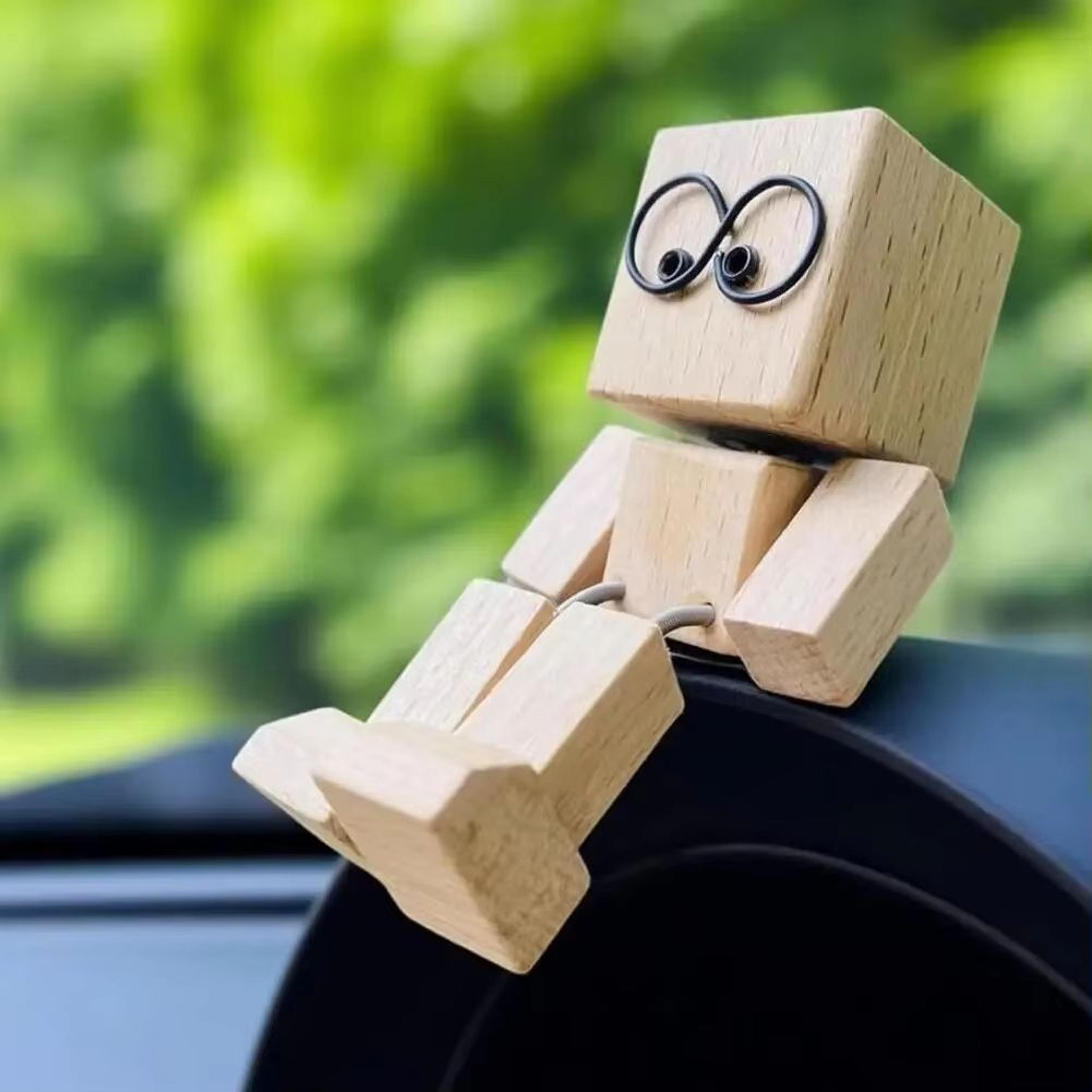Creative Wobbly Leg Puppet Dashboard Ornament Funny Car Interior Decor 1