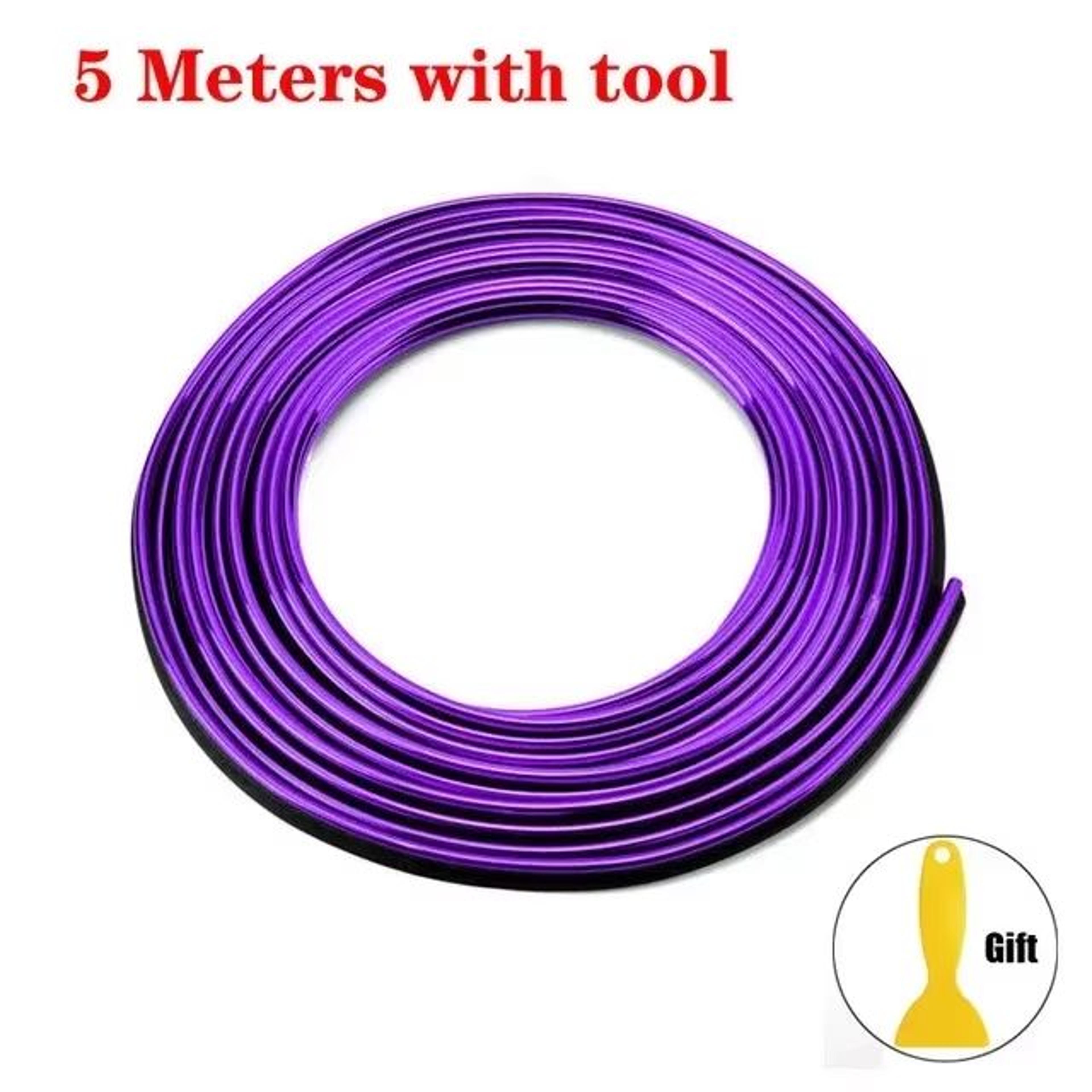 Flexible Car Molding Decoration Strips Auto Interior Trim Dashboard  Door Edge 17