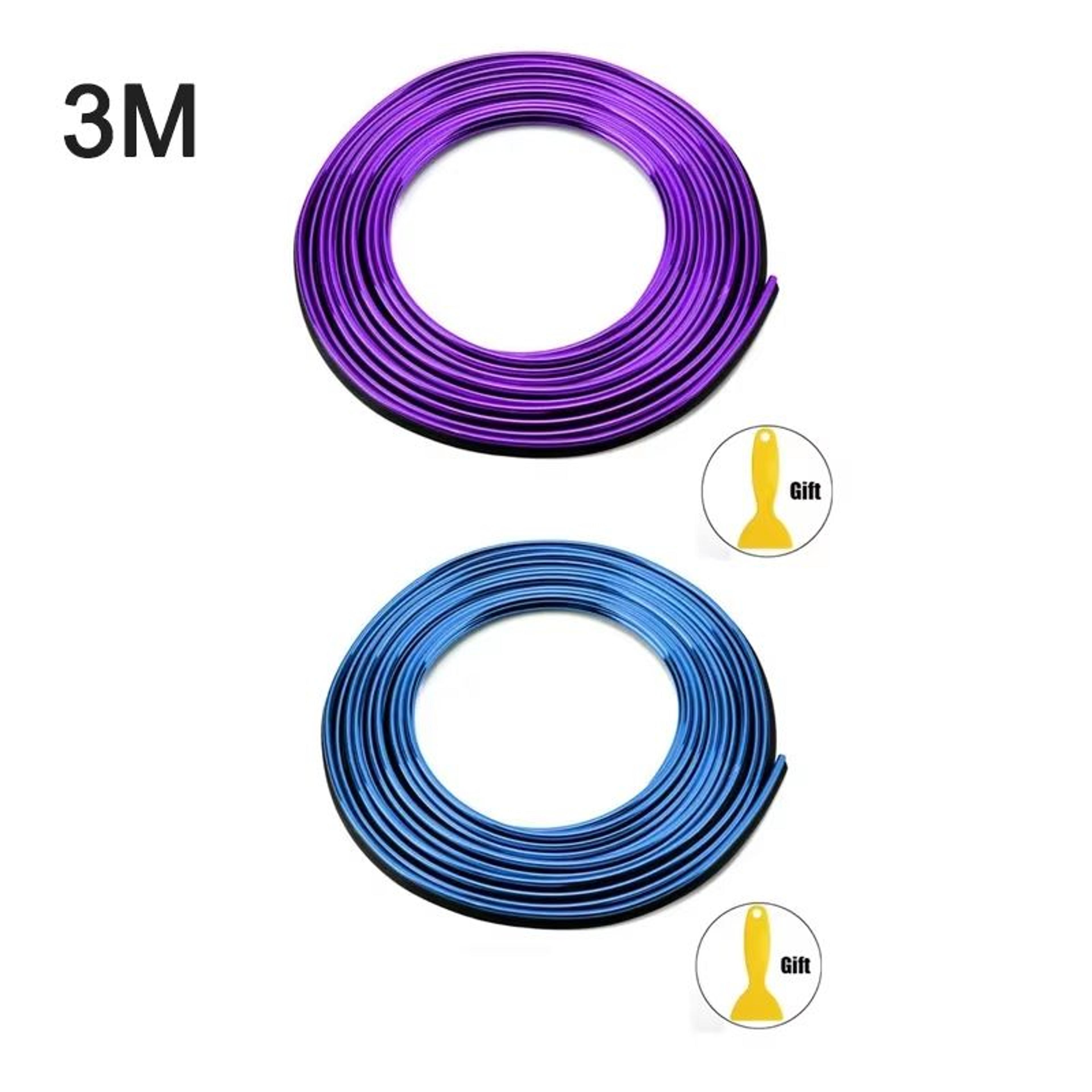Flexible Car Molding Decoration Strips Auto Interior Trim Dashboard  Door Edge 23