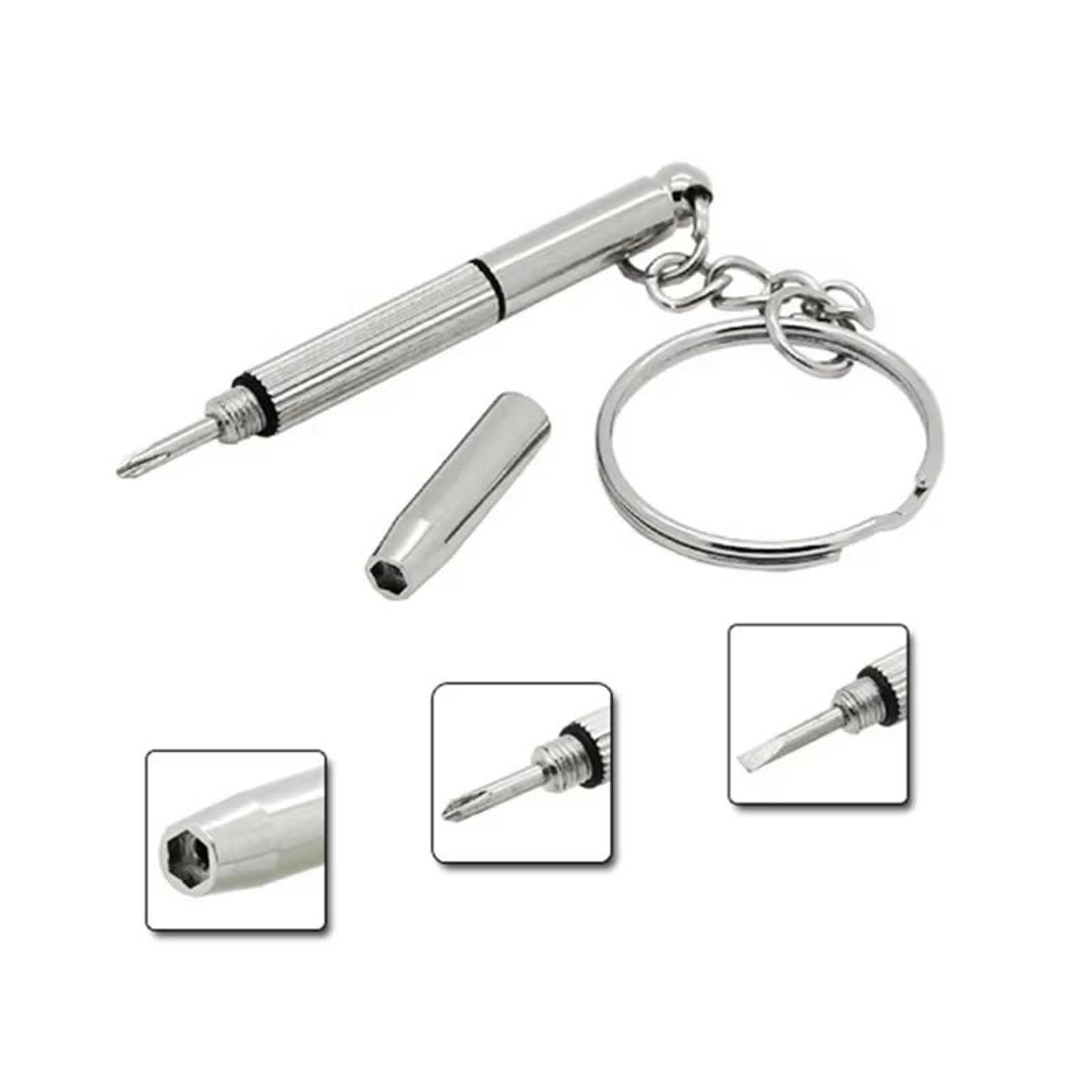 Portable Precision Glasses Screwdriver Keychain Eyeglass And Watch Repair Kit 110pcs 5