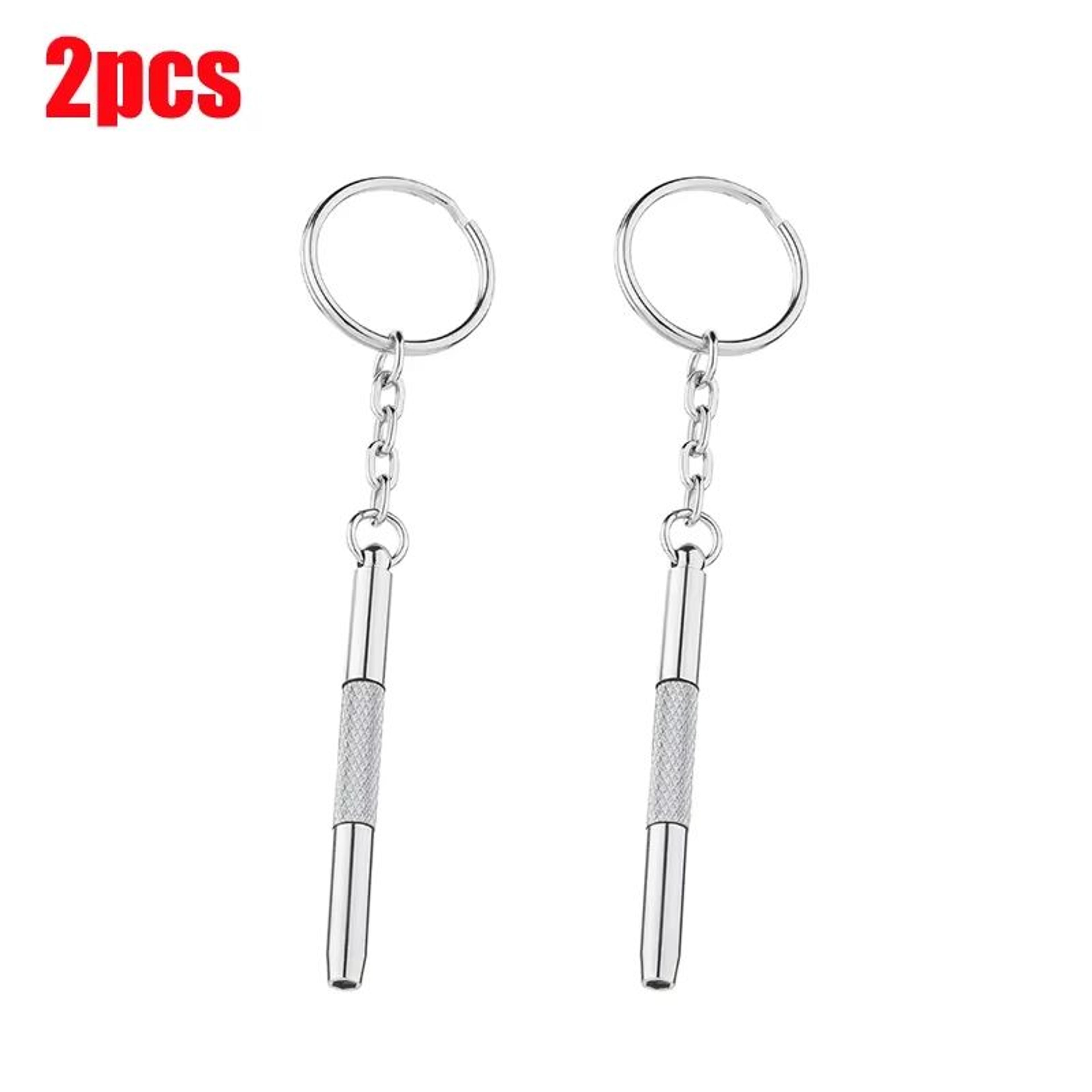 Portable Precision Glasses Screwdriver Keychain Eyeglass And Watch Repair Kit 110pcs 7