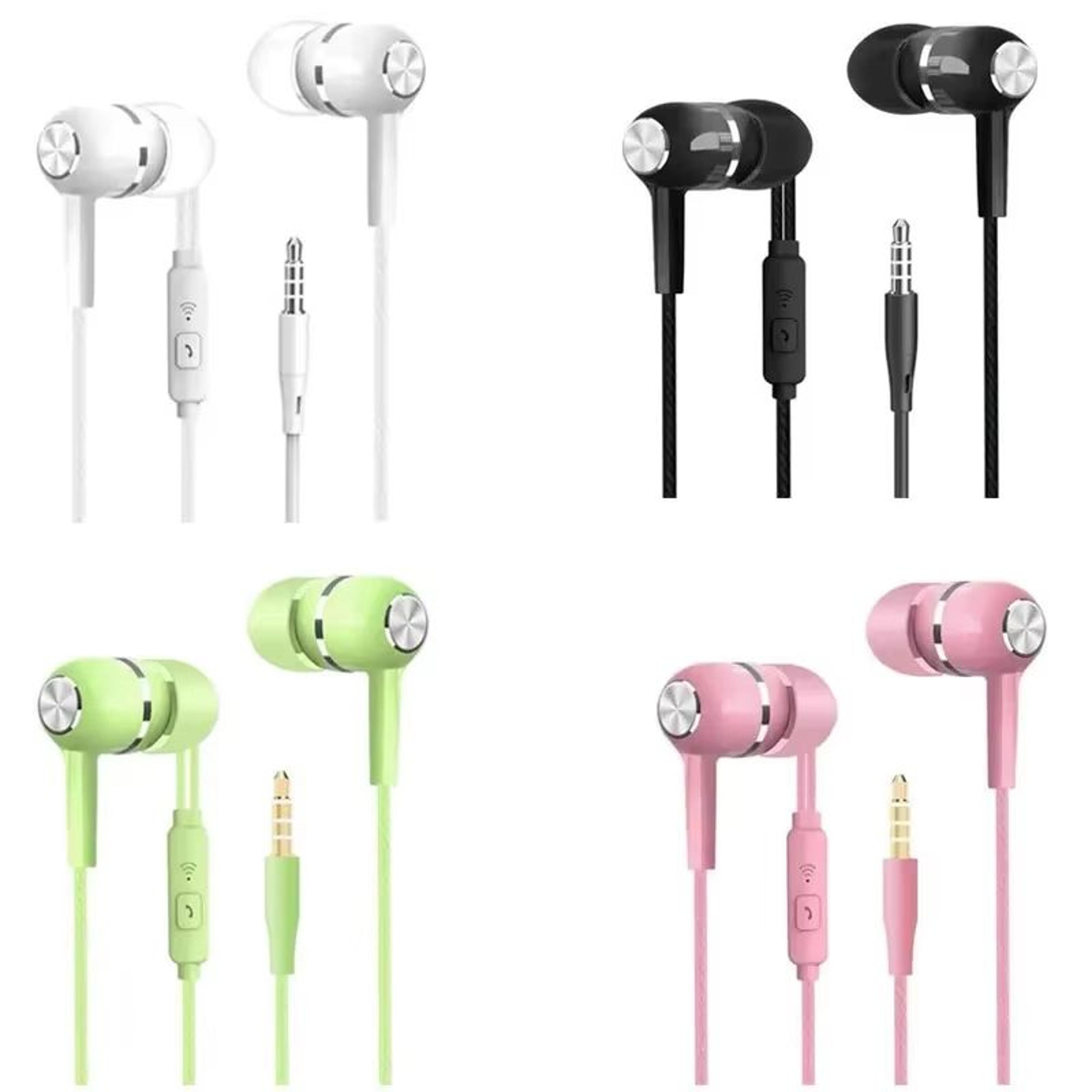 Universal 35mm Wired Sport Earbuds With Mic And Volume Control 6
