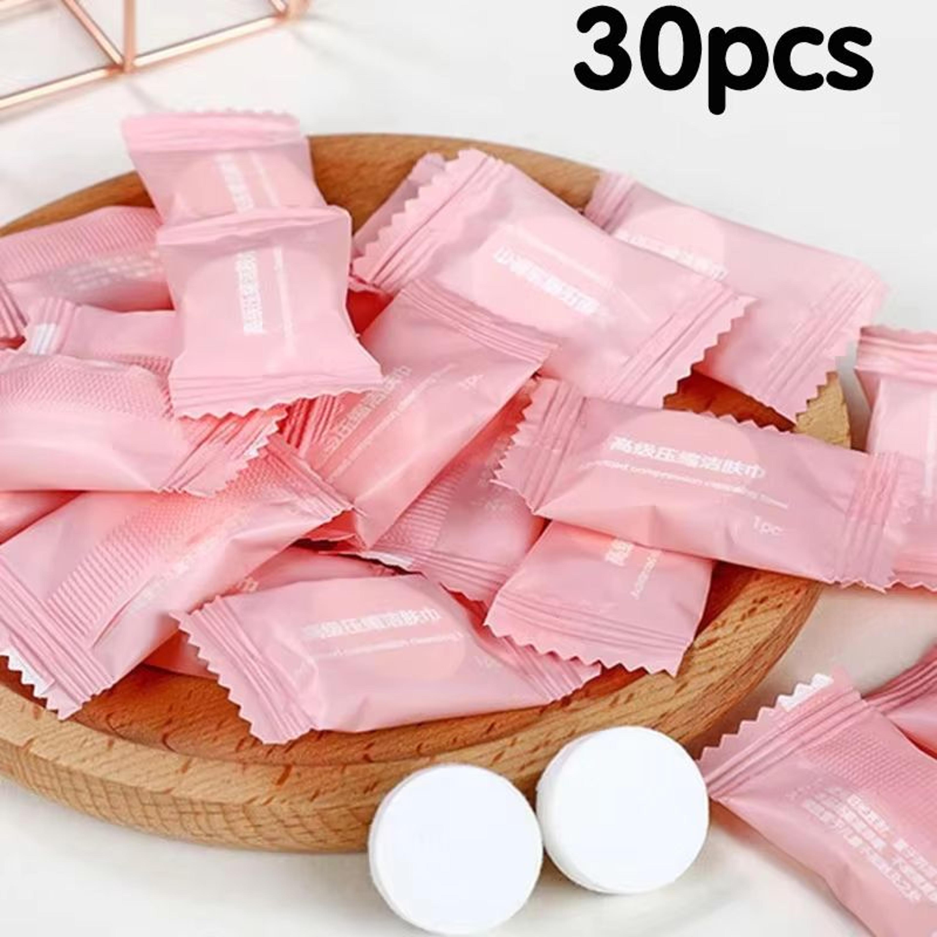 Compressed Disposable Towel Coin Tissues Portable NonWoven Face Towels 6