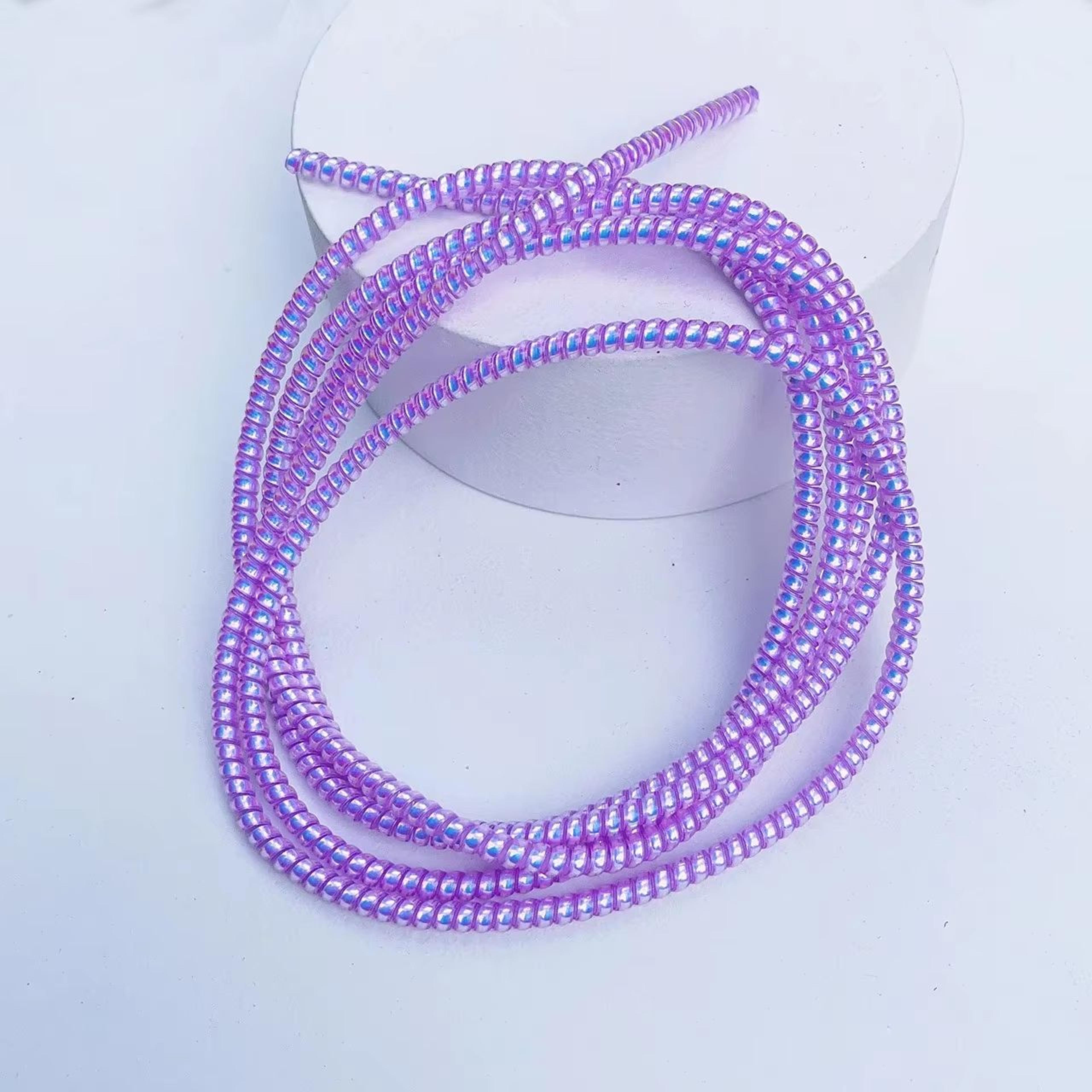 Universal Spiral Laser Cable Protectors Data Cord Organizer Sleeve For Phone Chargers 2