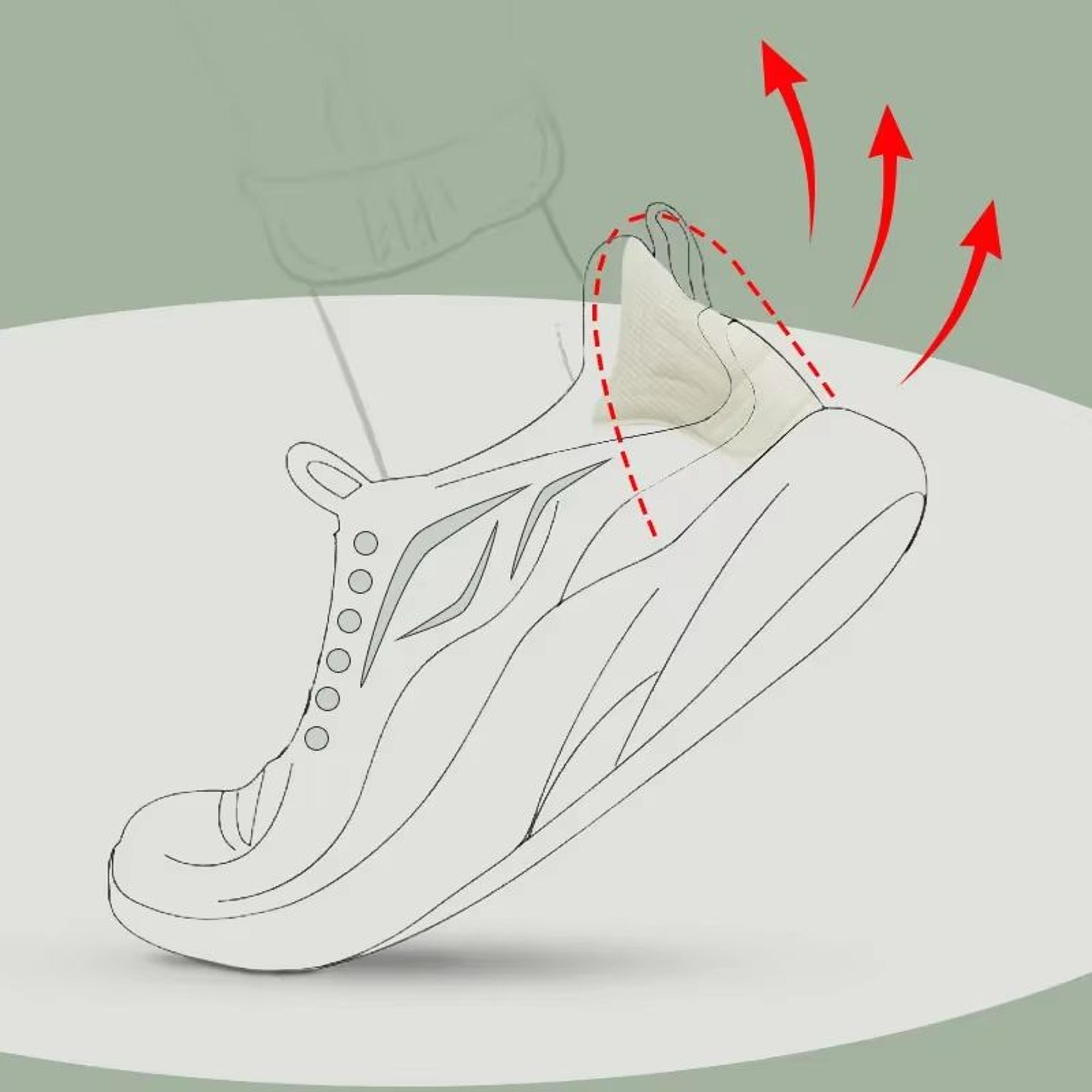 Adjustable Heel Pad Insoles Cushioned Heel Protector Inserts For Shoes 2