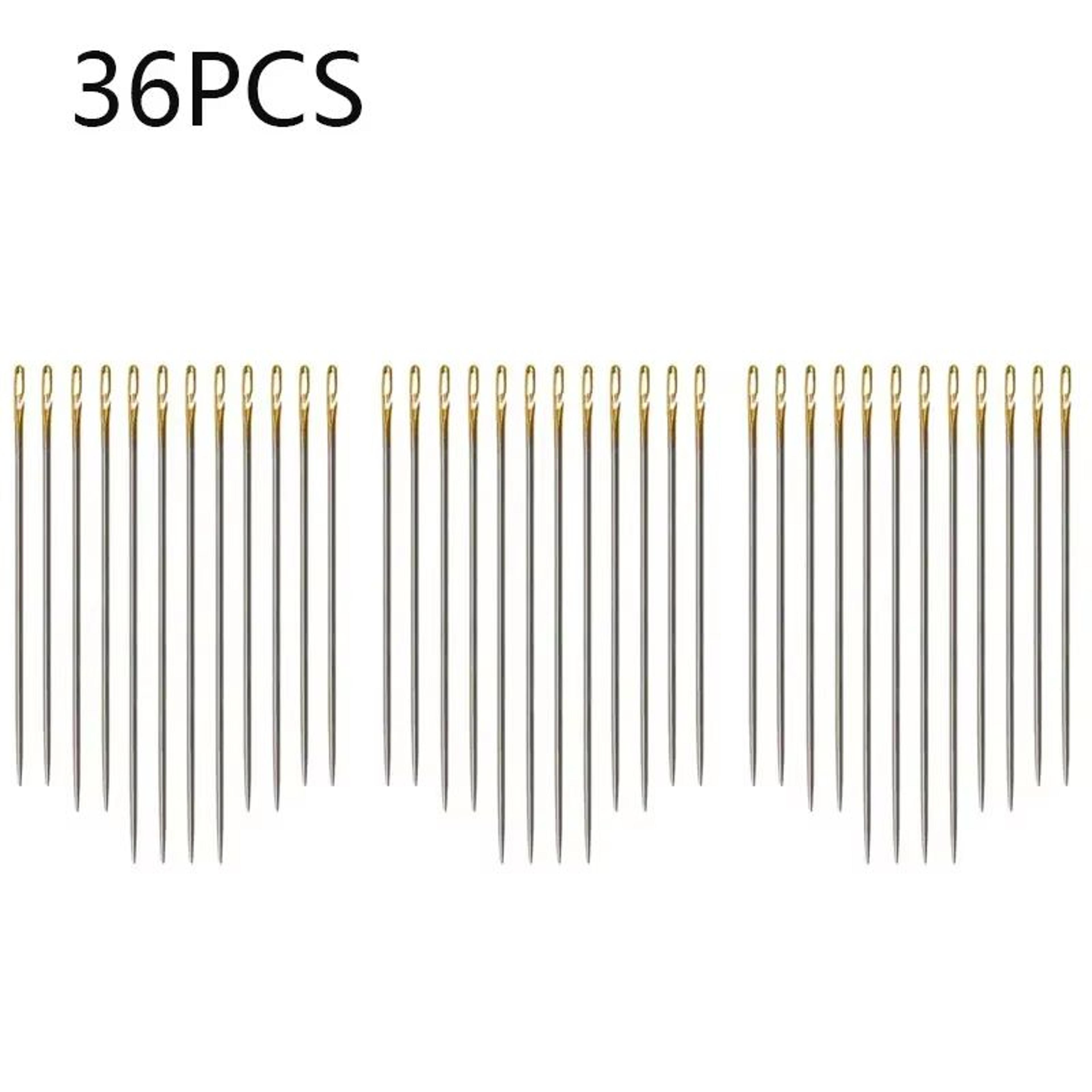 MultiSize Stainless Steel Sewing Needle Set Side Opening Household Hand Tools 8