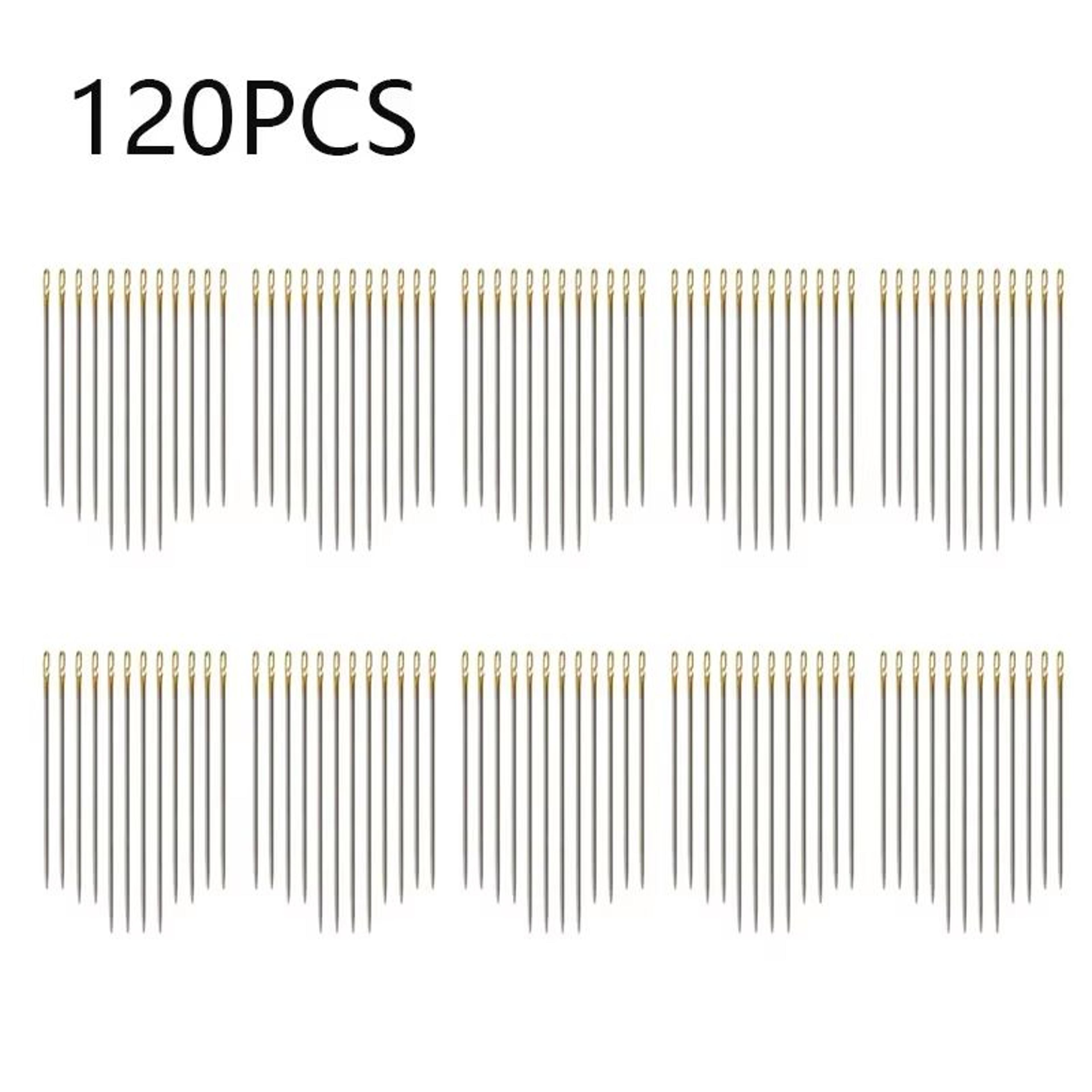 MultiSize Stainless Steel Sewing Needle Set Side Opening Household Hand Tools 11