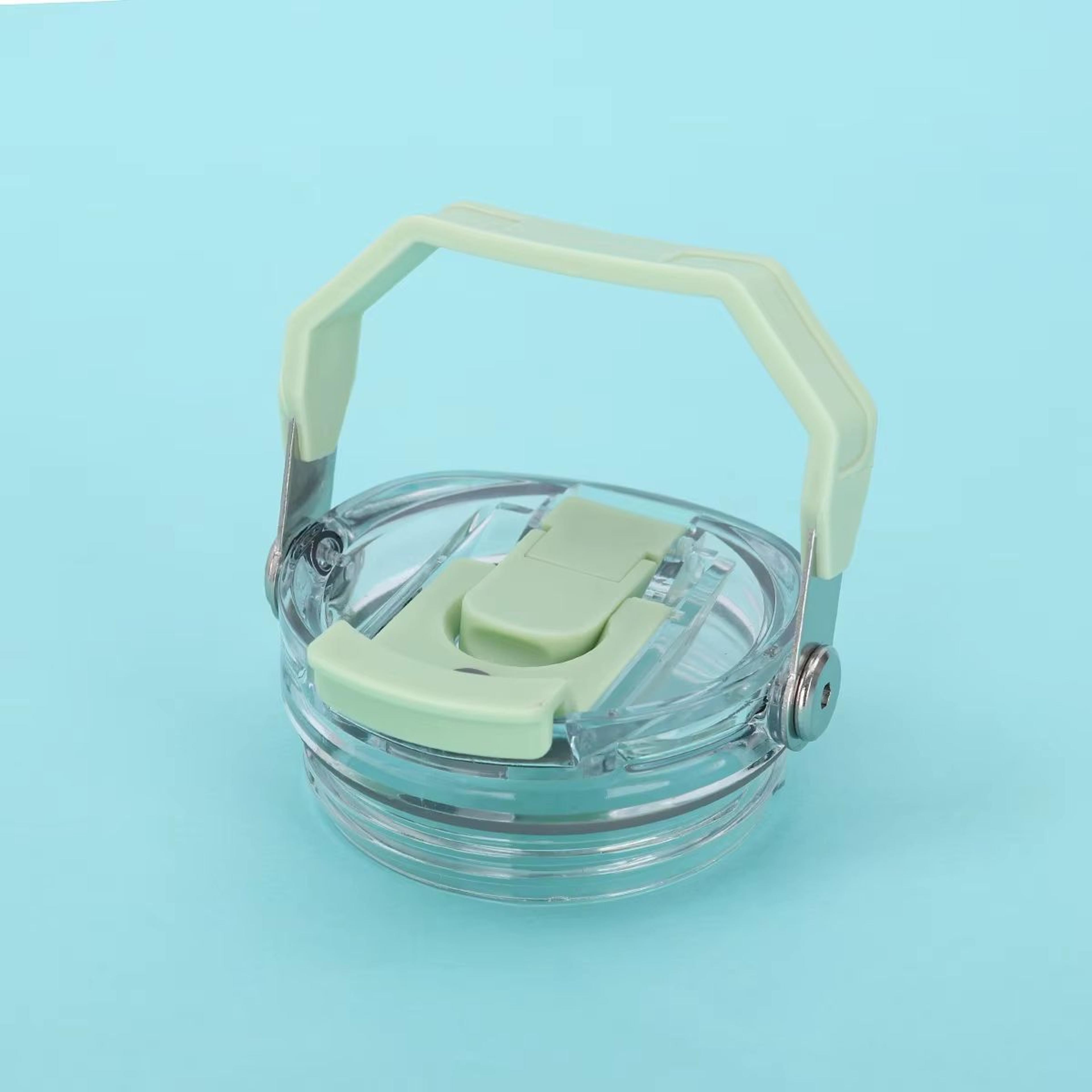 30 Oz Double Drinking Cap LeakProof Portable Car Cup With Handle Transparent Insulated Lid 6