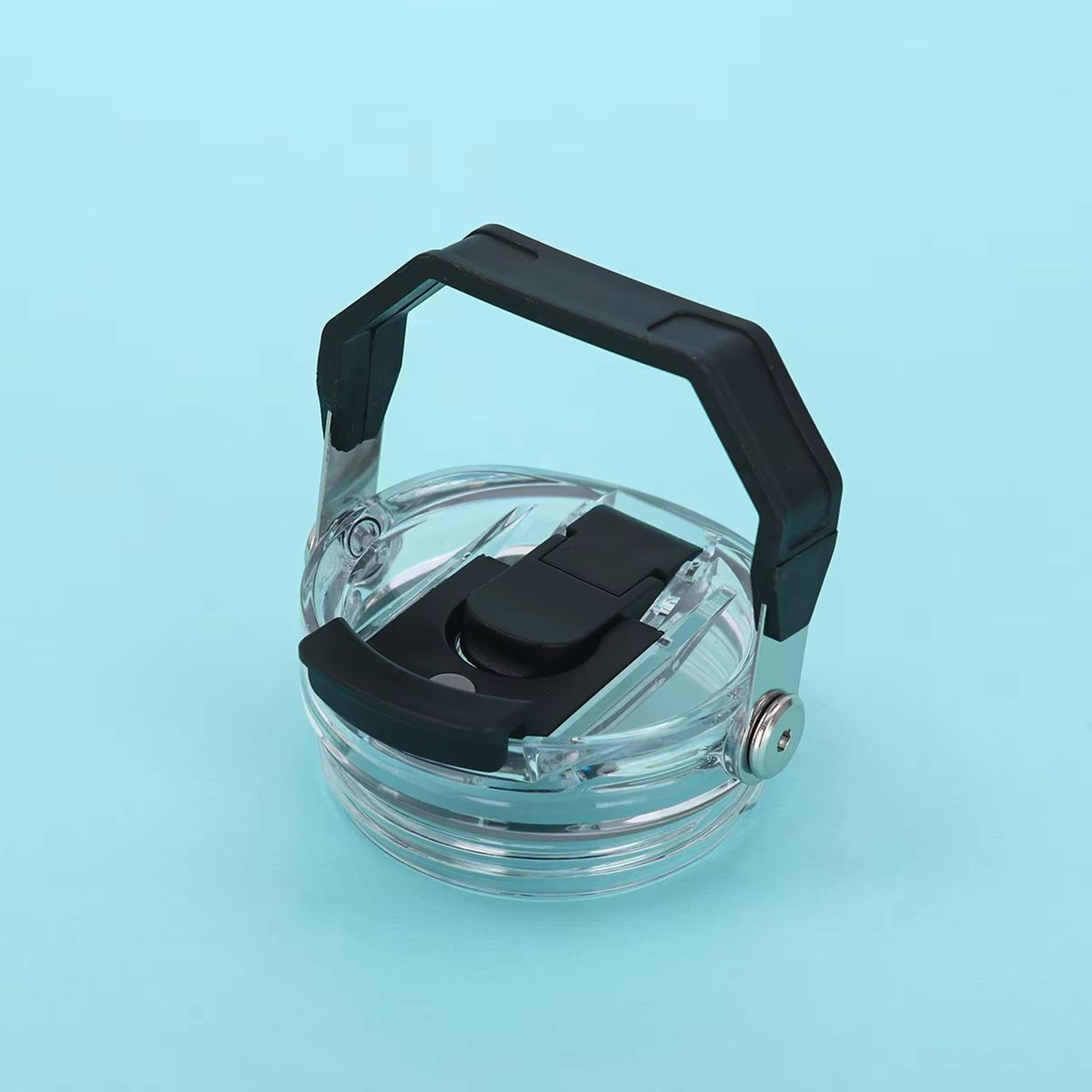 30 Oz Double Drinking Cap LeakProof Portable Car Cup With Handle Transparent Insulated Lid 7