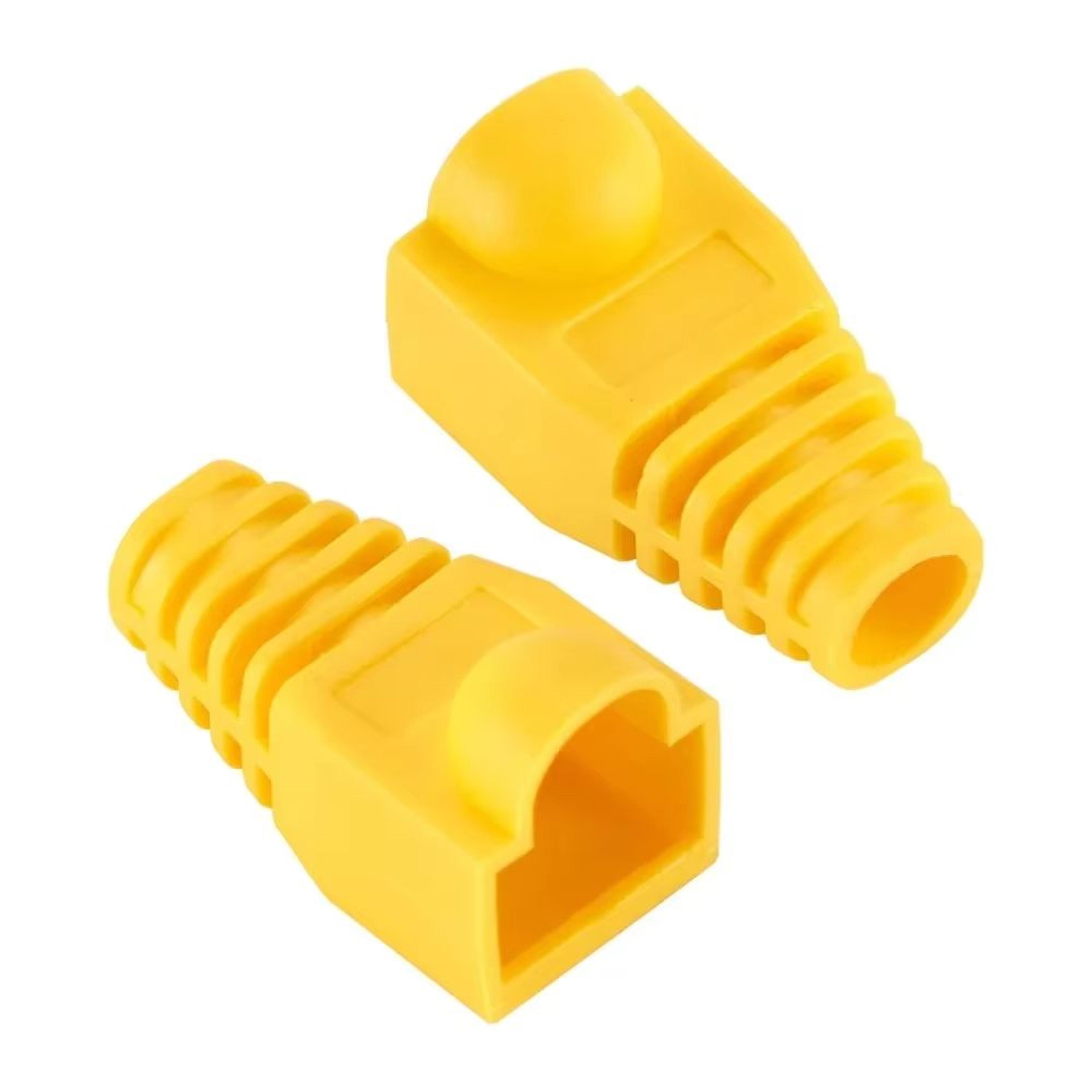 Mixed Color CAT5E CAT6 RJ45 Ethernet Cable Strain Relief Boots Connector Plug Cover 2050100 Pcs 13