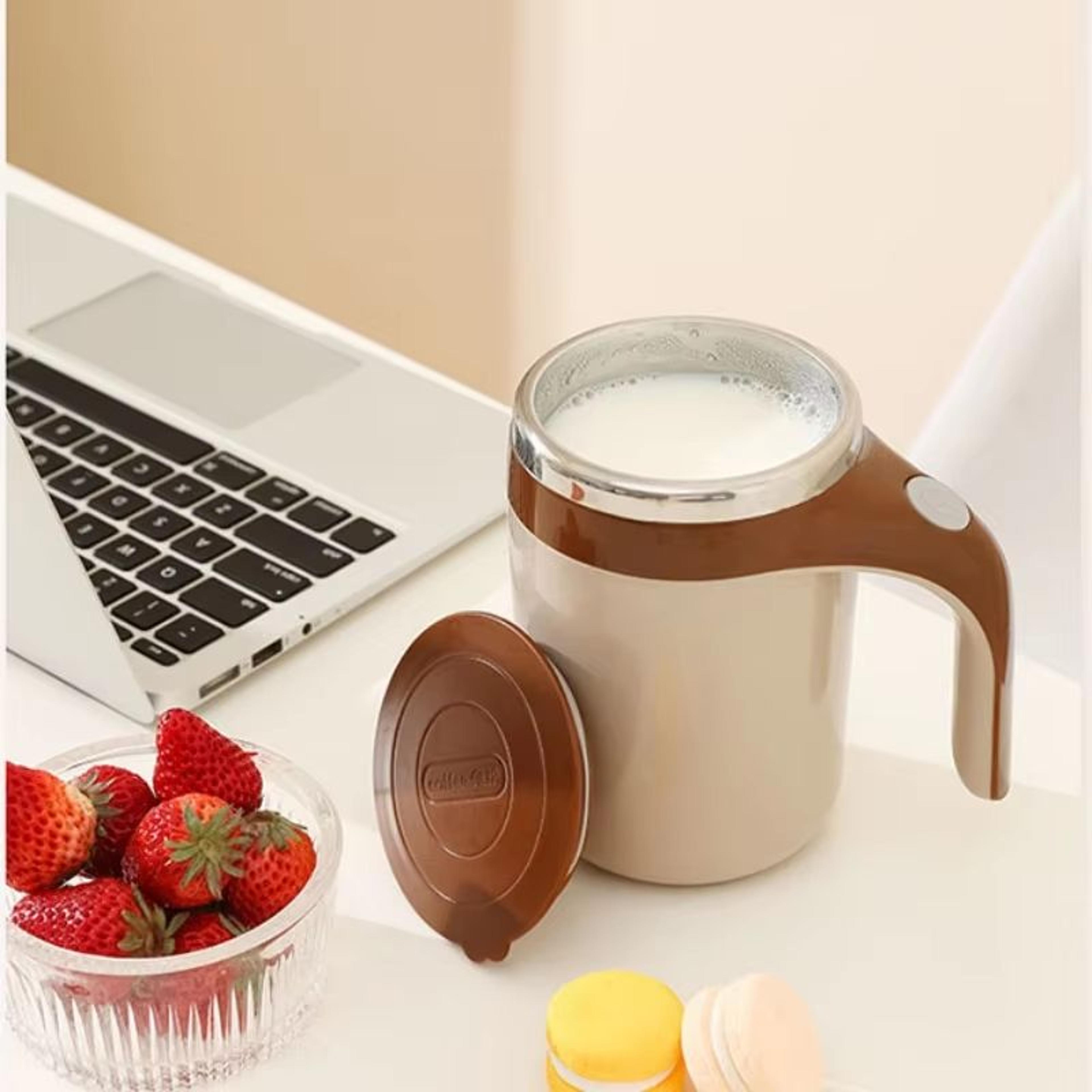 Fully Automatic Mixing Mug  Rechargeable Wireless Coffee Cup With Warmkeeping Function Novel Design 4