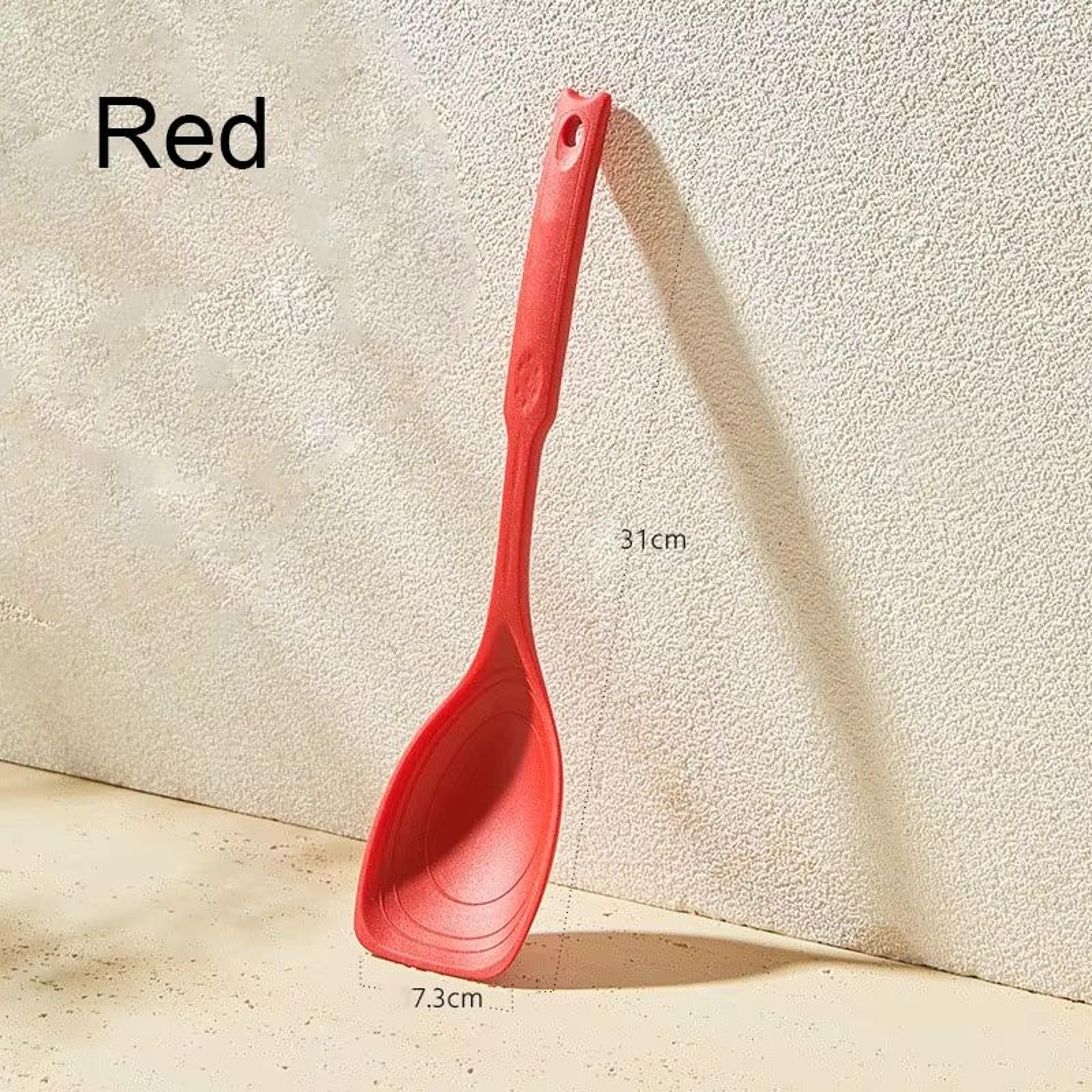 MultiFunctional Silicone Spatula  HighTemperature Cooking Spoon NonStick Pan Utensil For Daily Use 5