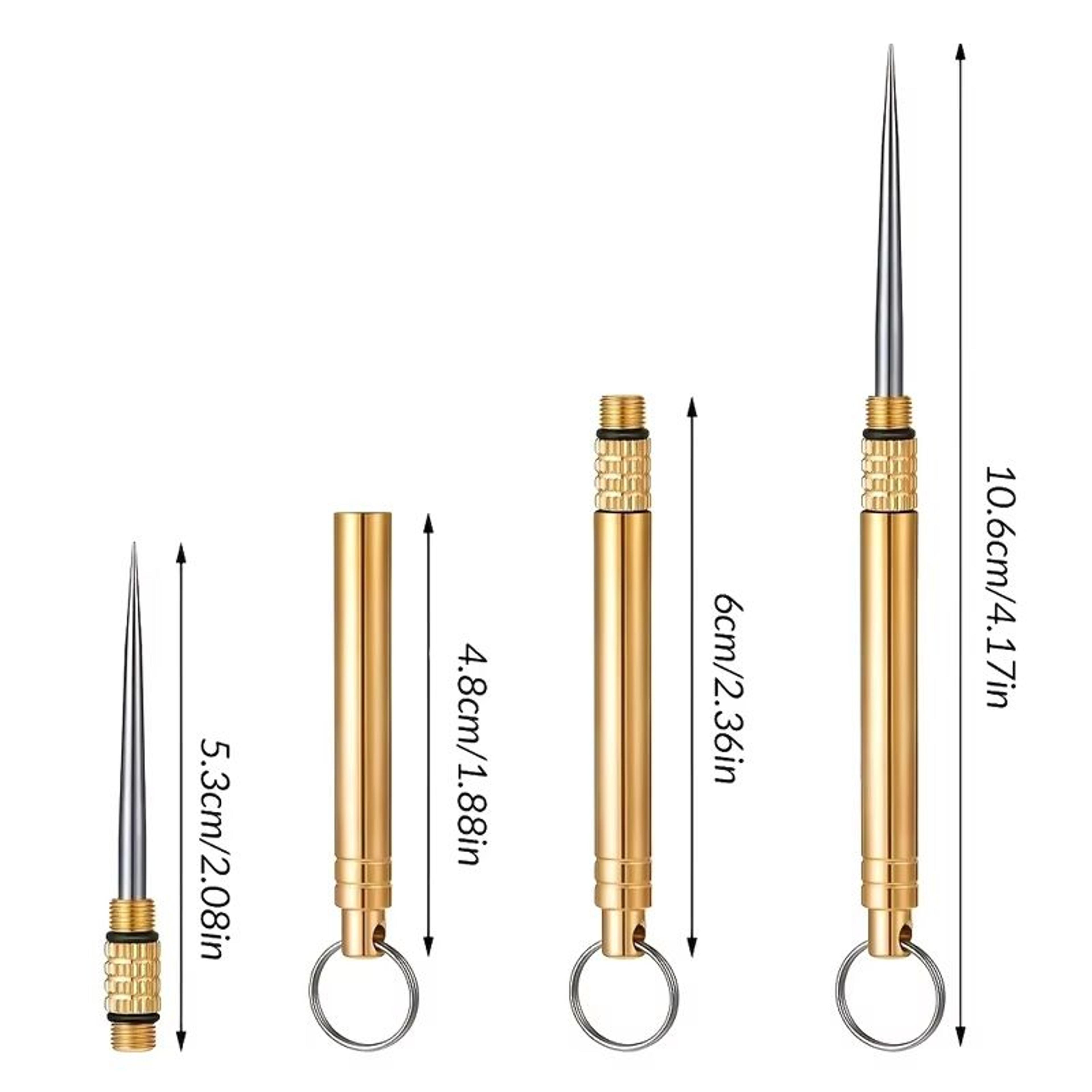 Creative Stainless Steel Toothpicks  Portable Fruit Picks Essential Outdoor Tools For Camping Prote 3