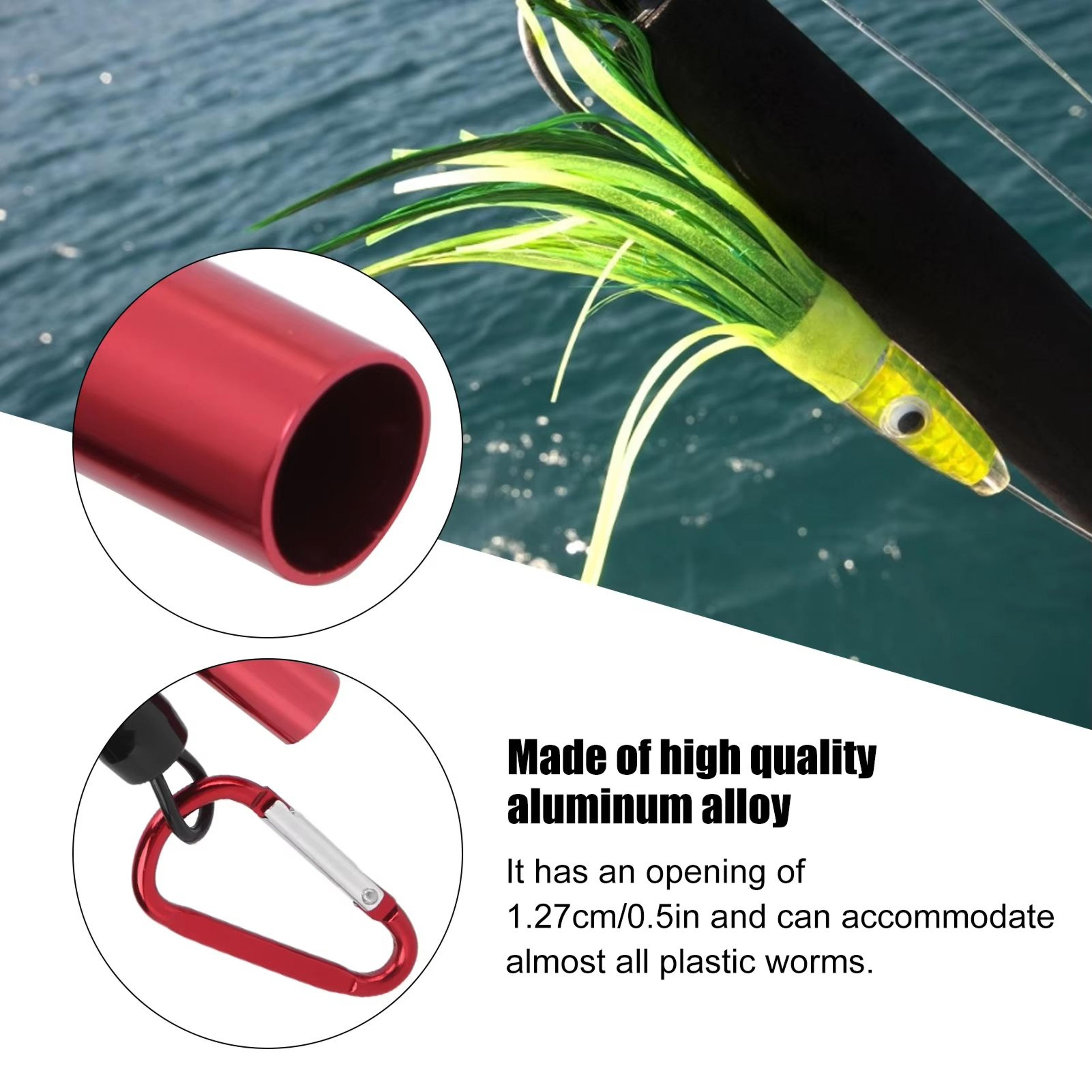 Aluminium Alloy Soft Baits Tool  Wacky Worm Rig Tool With 100 ORings Fishing Accessories Kit 4