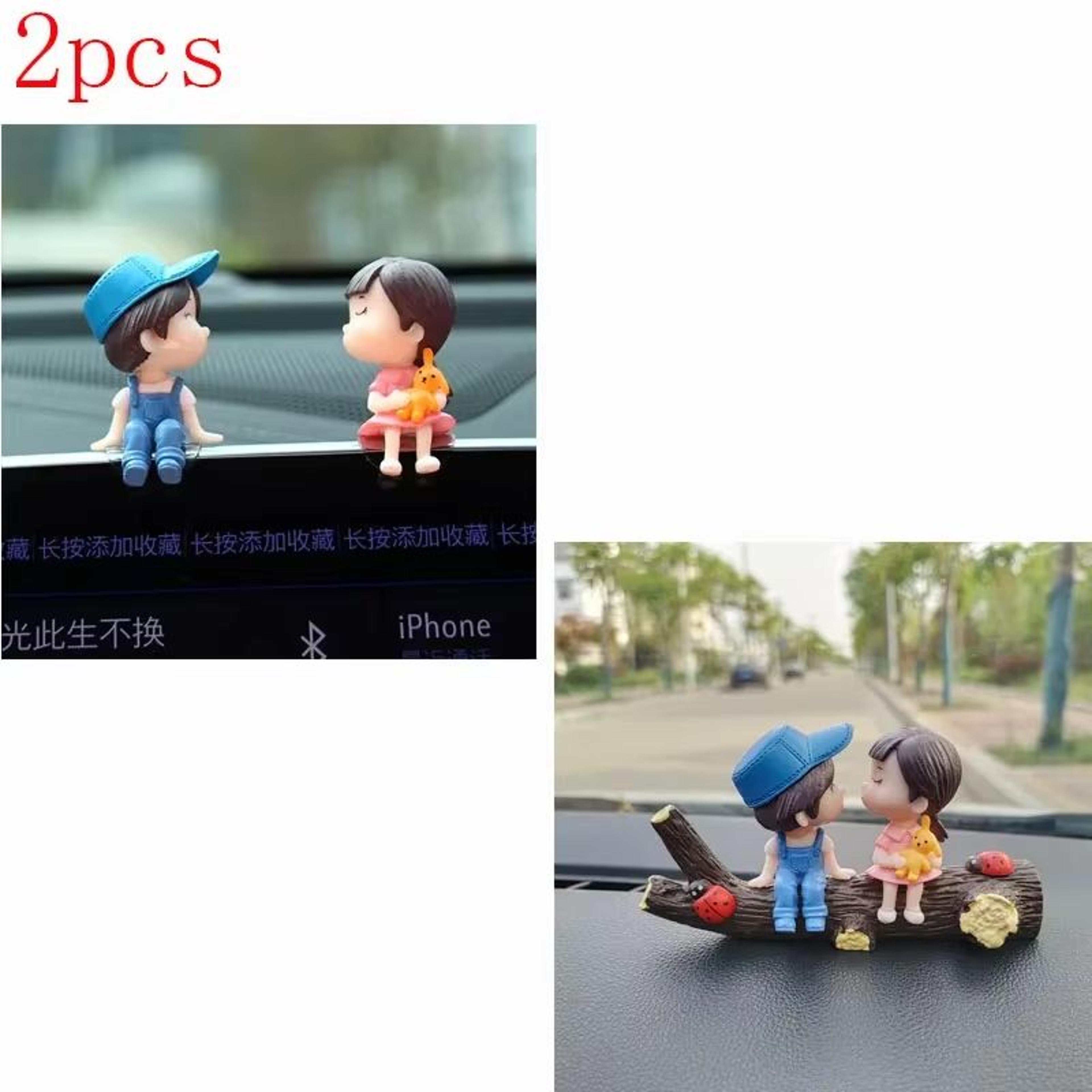 Car Interior Cute Cartoon Balloon Ornament  Dashboard Decoration For Couples 12 Pcs 19