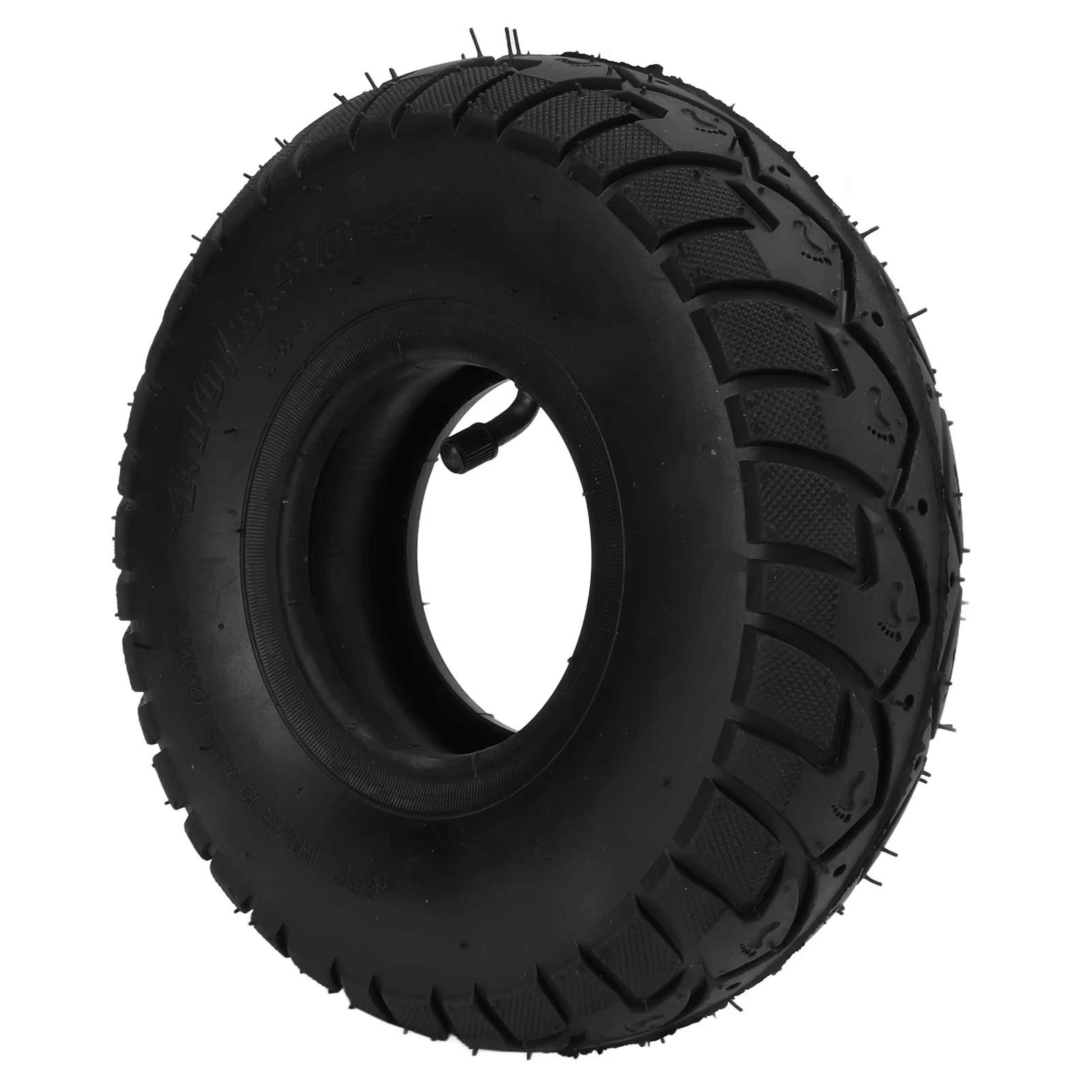 10 inch pneumatic inner tube tire – 4.10/3.50-4 replacement tube with bent valve