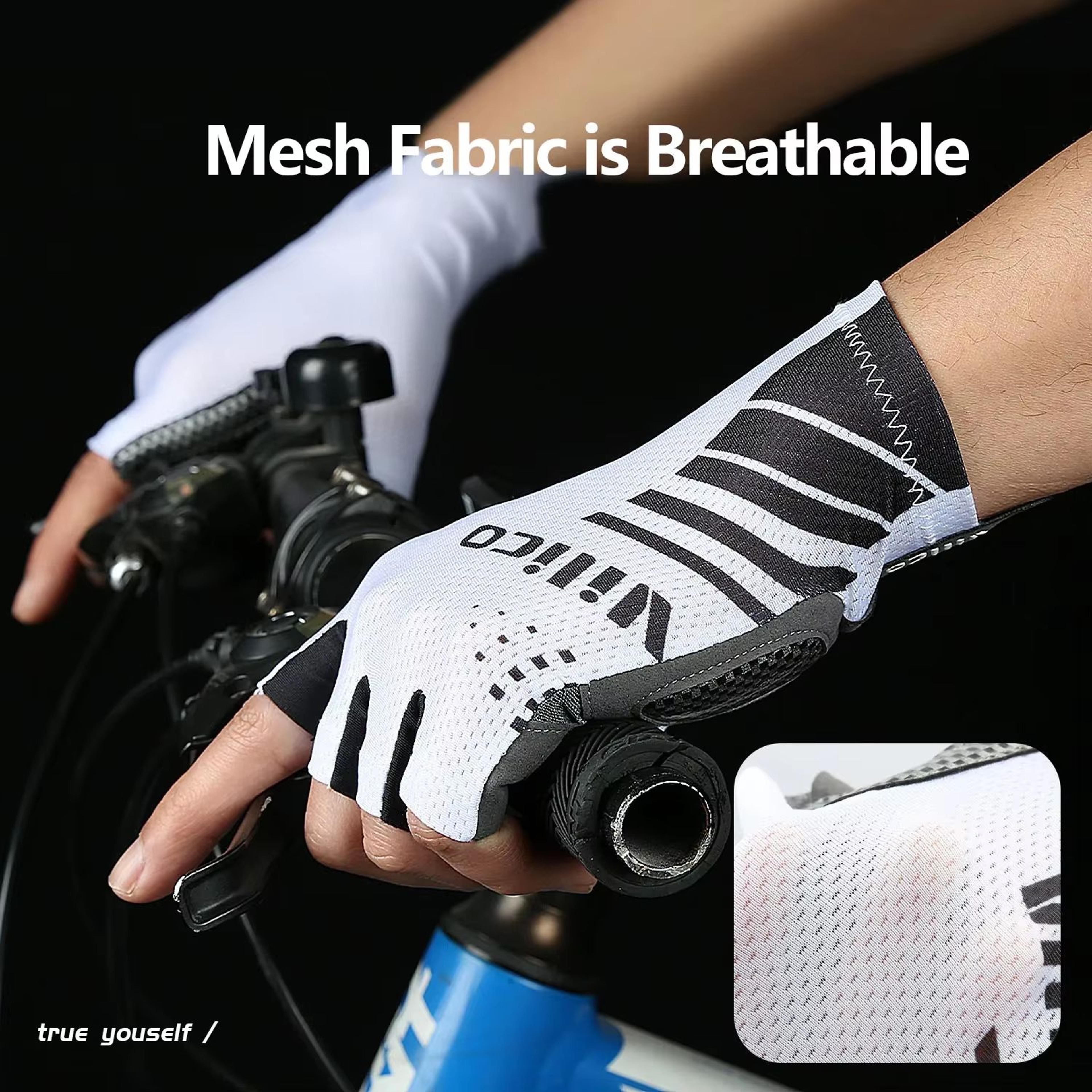 Unisex Breathable Antishock Cycling Gloves  Half Finger Road Bike Gloves For Men And Women 5
