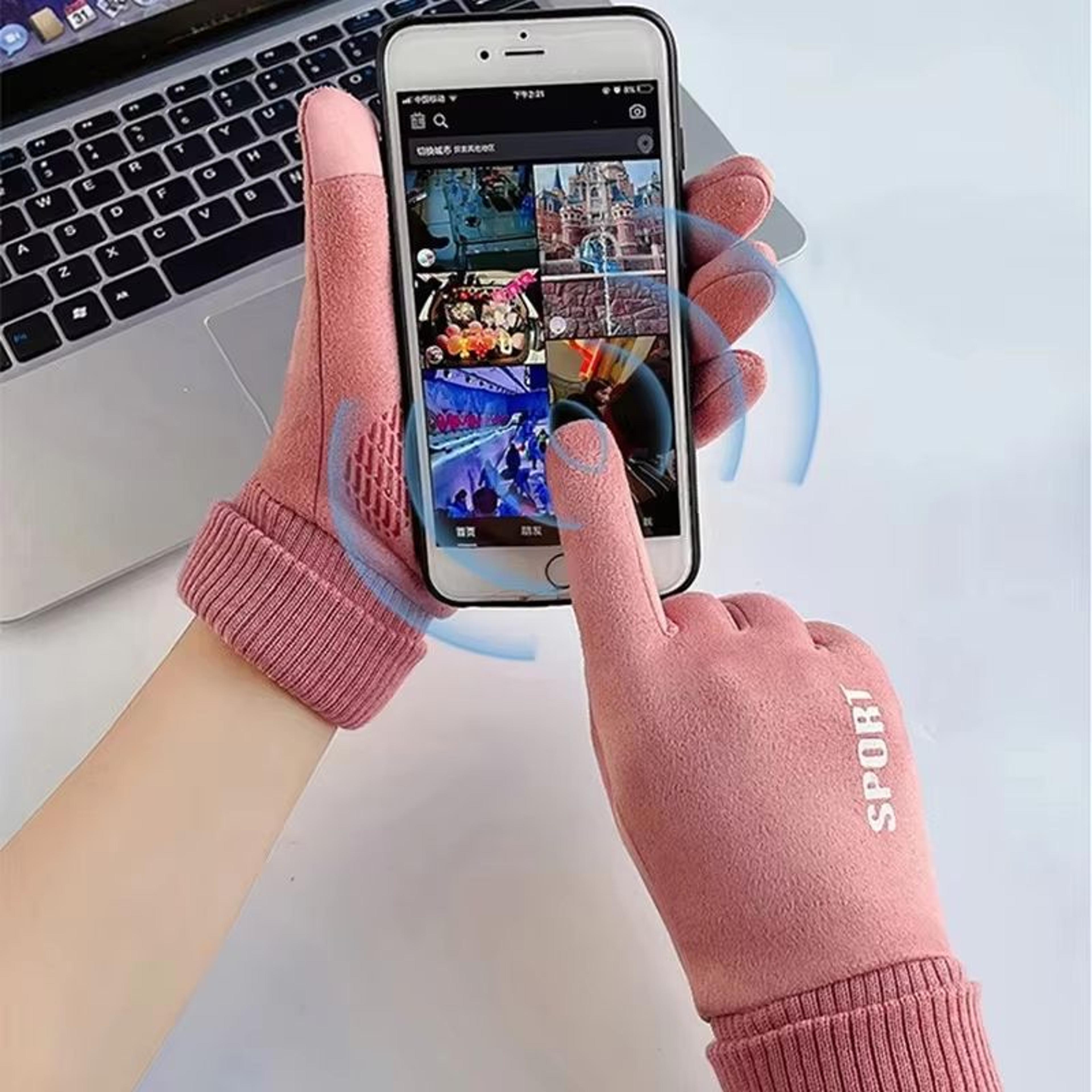 Winter Biker Touchscreen Waterproof Windproof Gloves For Women  Warm Motorcycle And Outdoor Sports  1