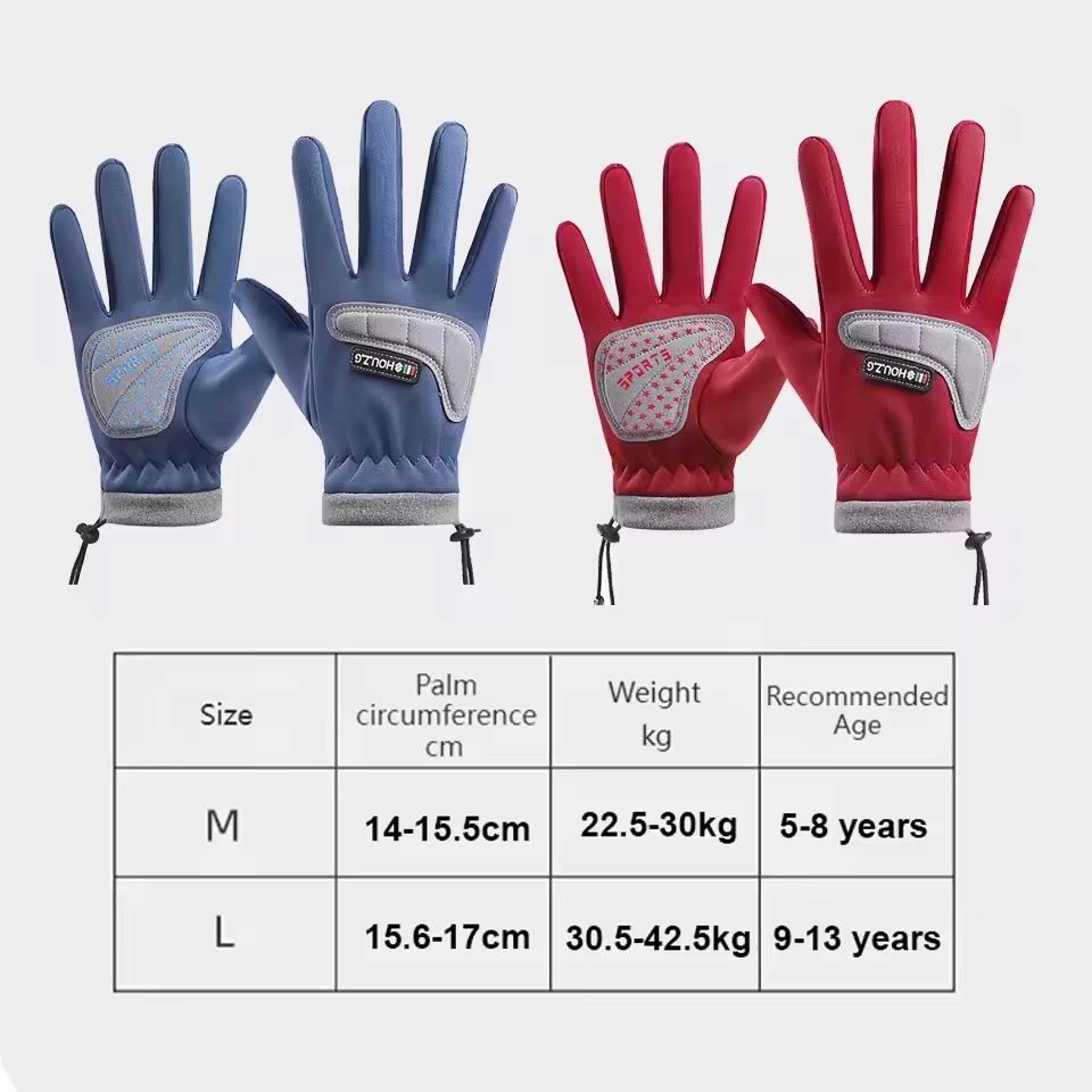 Kids Waterproof Winter Gloves  Thicken Plus Velvet Warm Cycling And Riding Mittens For Boys And Gir 5