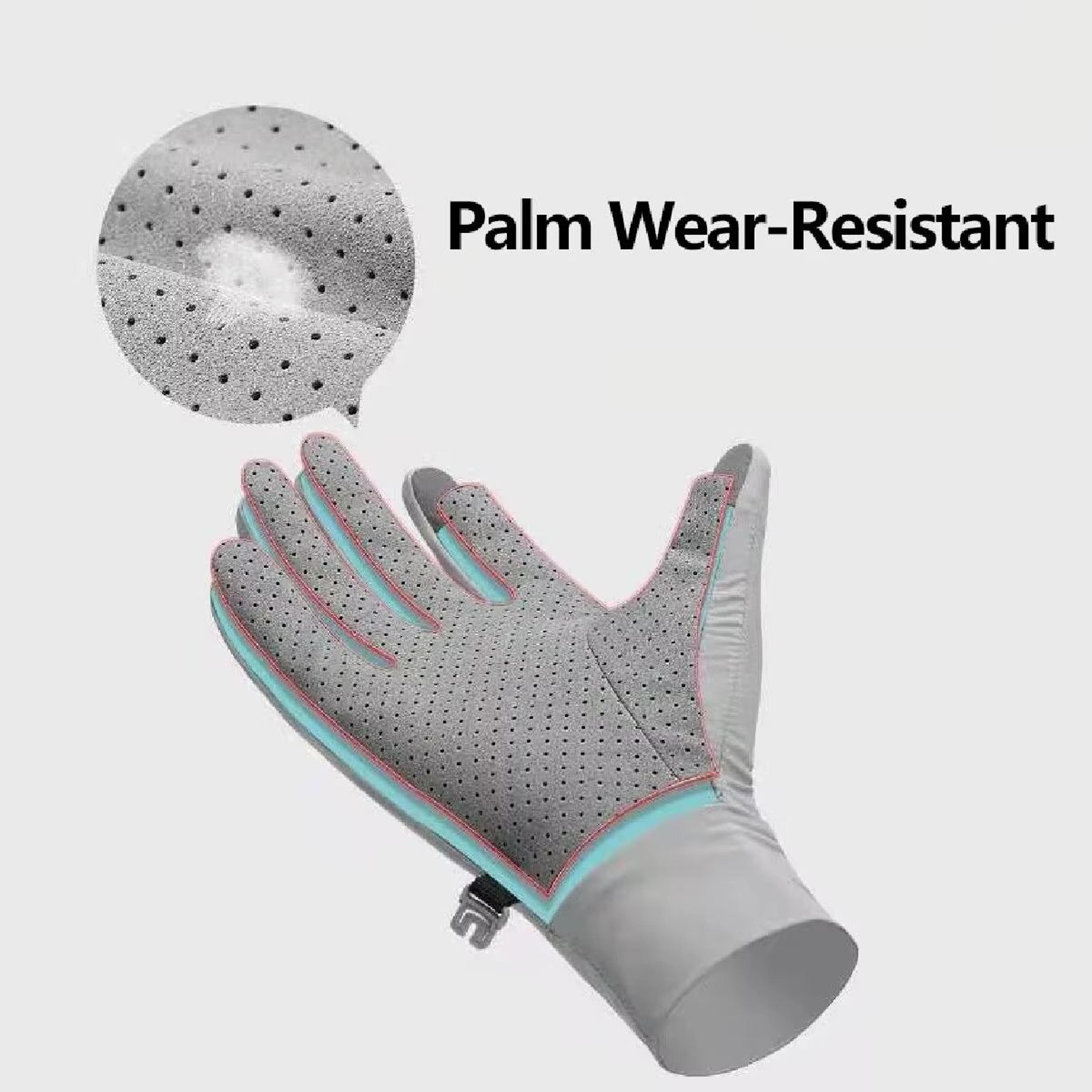 Ice Silk Sunscreen UV Protection Outdoor Sports Gloves  AntiSlip Driving Cycling Fishing Summer Glo 1