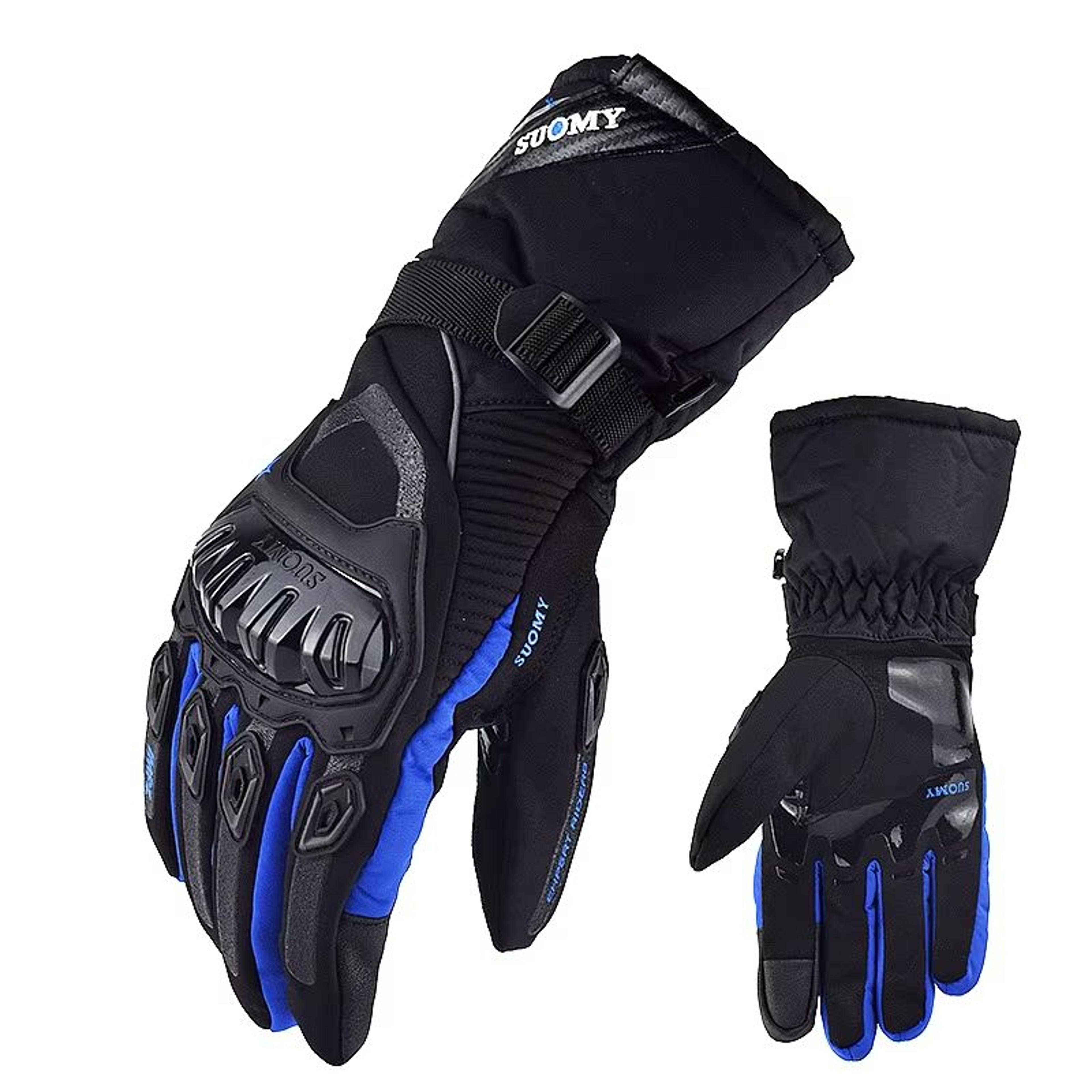Windproof Leather Motorcycle Gloves  Touch Screen Compatible Motocross  Motorbike Riding Gloves For 7