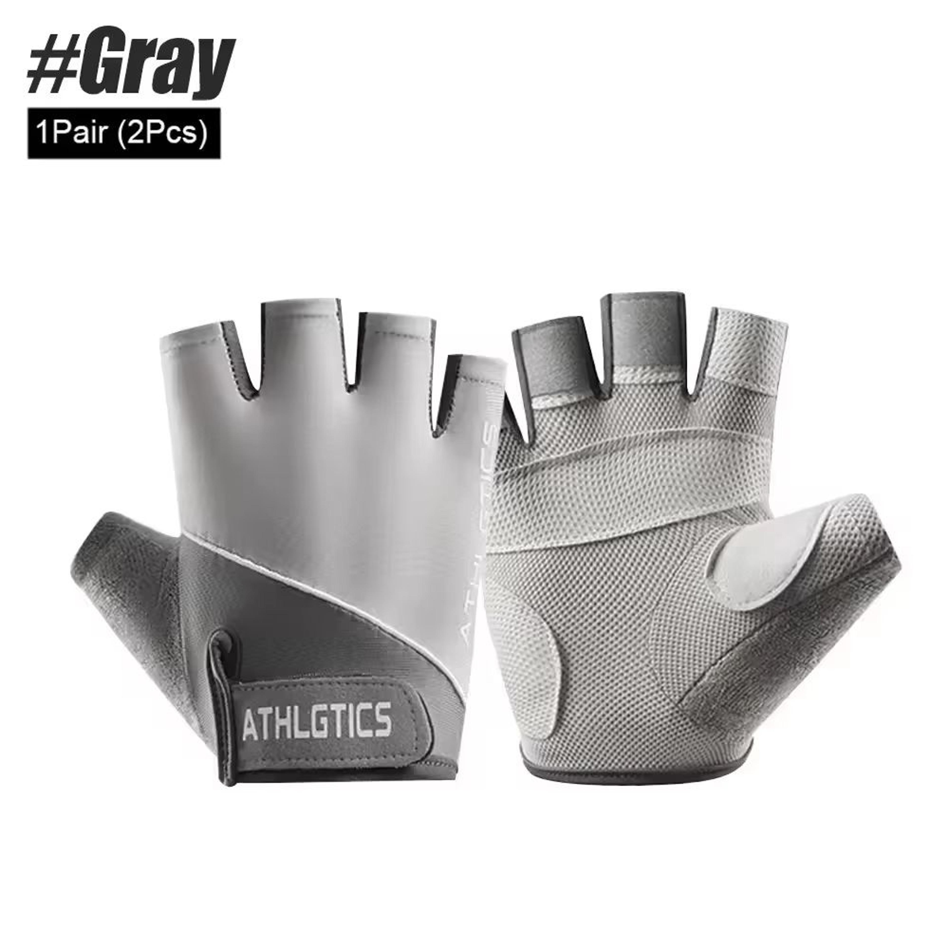 AntiSlip Fingerless Gym Gloves  ShockAbsorbing Breathable Sports Gloves For Training Weight Lifting 7