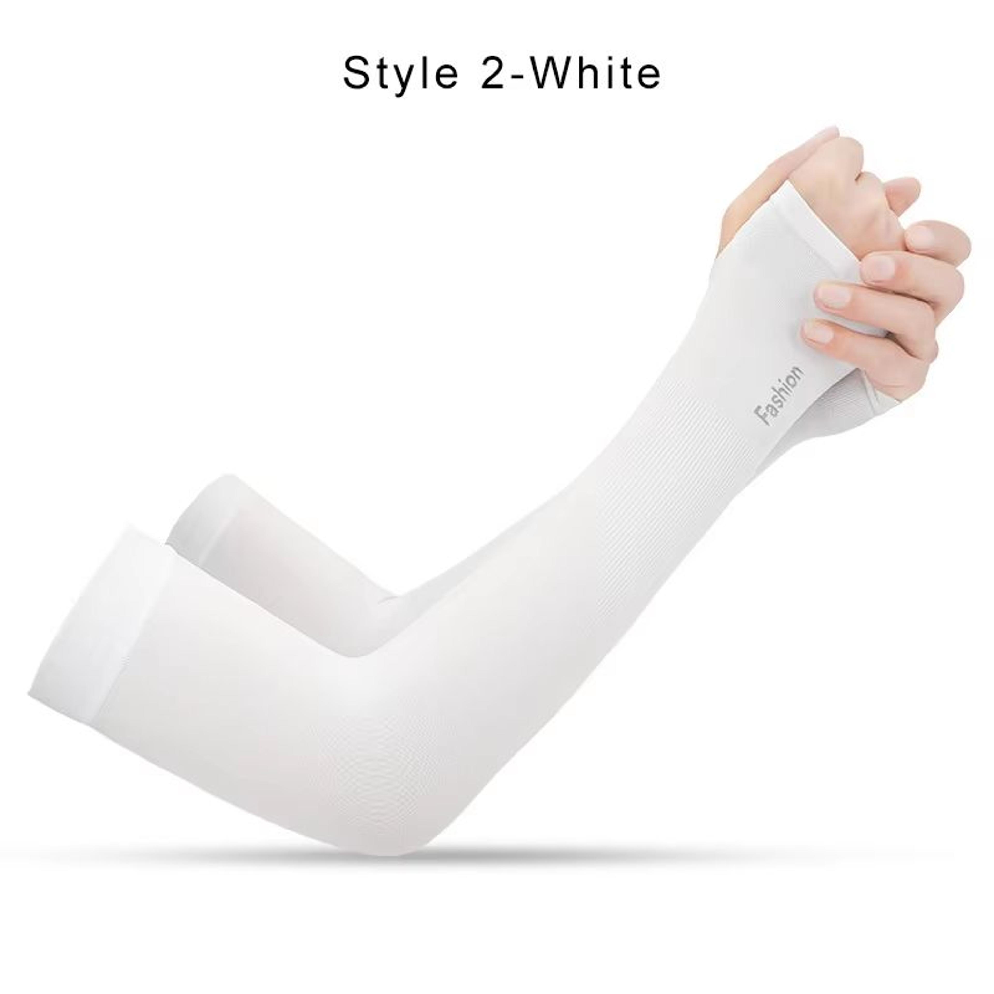 UV Sun Protection Outdoor Cycling Arm Sleeves  Cool Elastic AntiSlip Sports Arm Covers For Men And  7