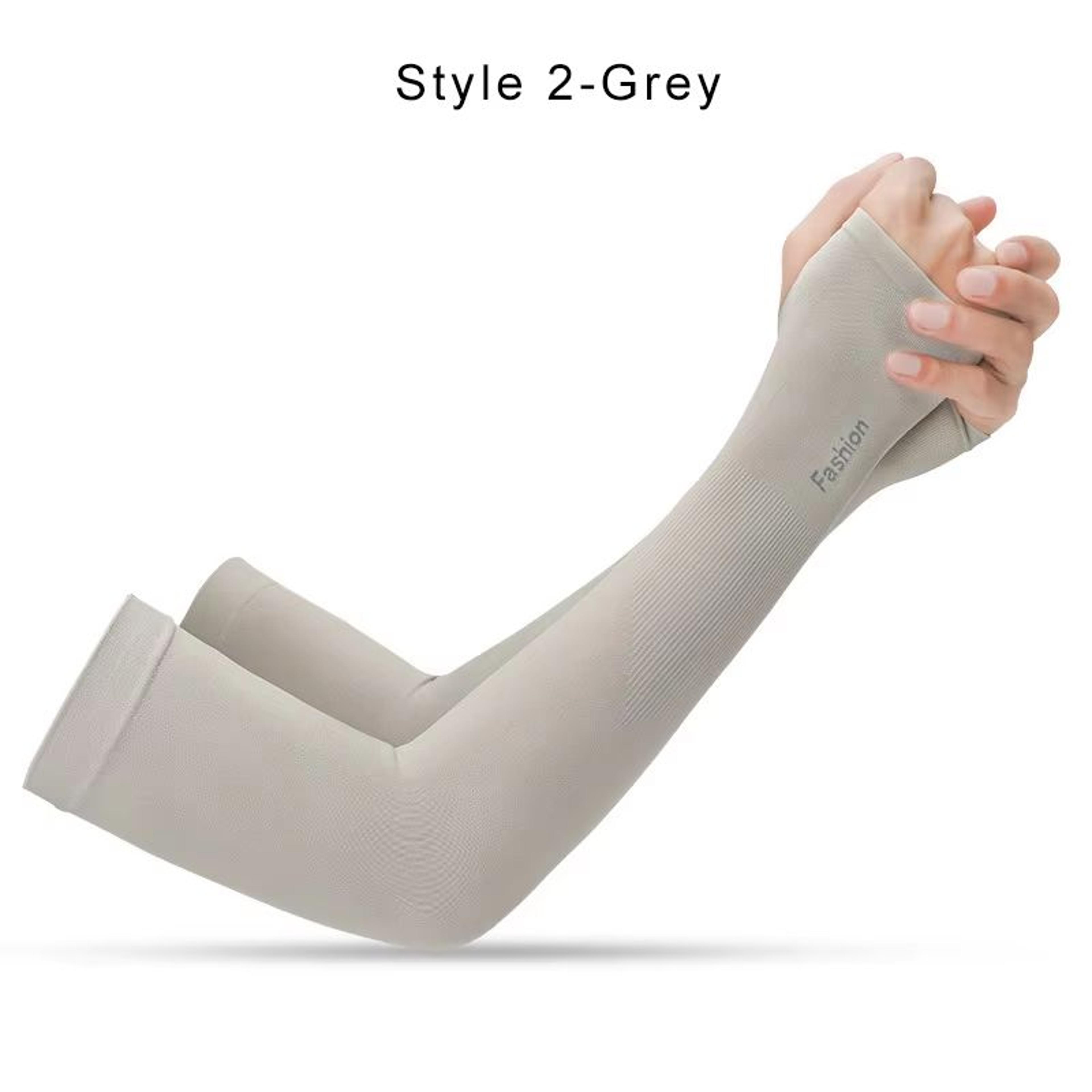 UV Sun Protection Outdoor Cycling Arm Sleeves  Cool Elastic AntiSlip Sports Arm Covers For Men And  8