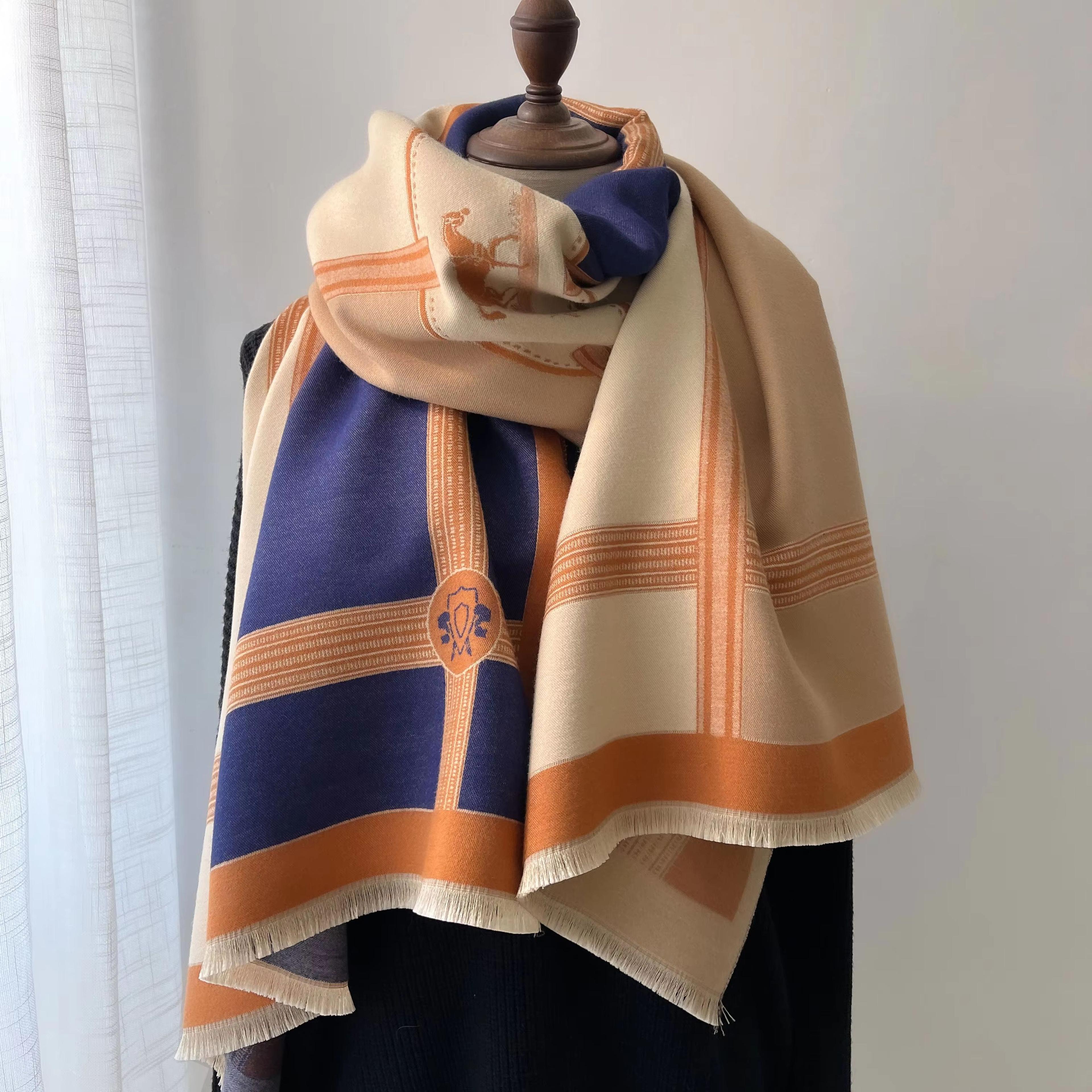Luxury Womens Thick Warm Winter Scarf  CashmereFeel Pashmina Shawl Wrap Blanket Bufanda 5